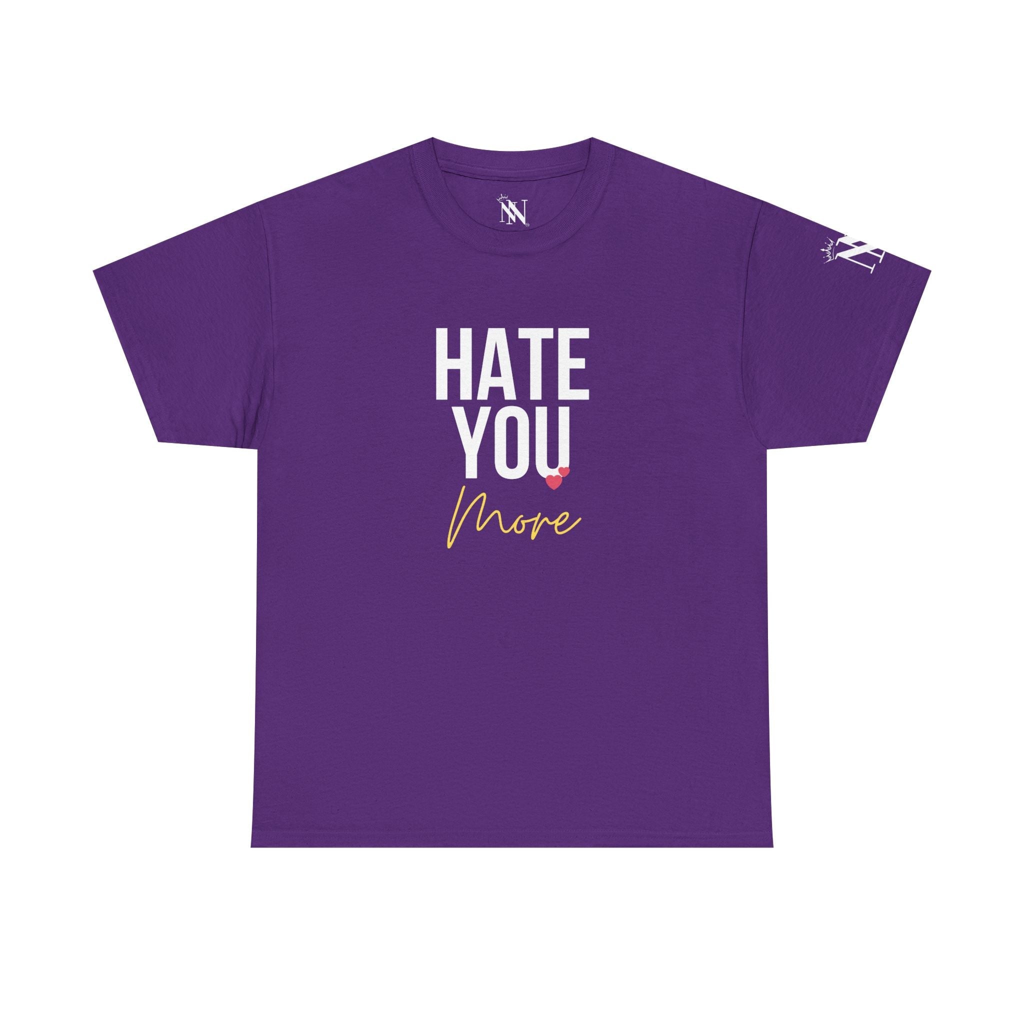 Hate You More | Mix & Match Cotton Unisex Fun-Flirty Lovers’ T-Shirts
