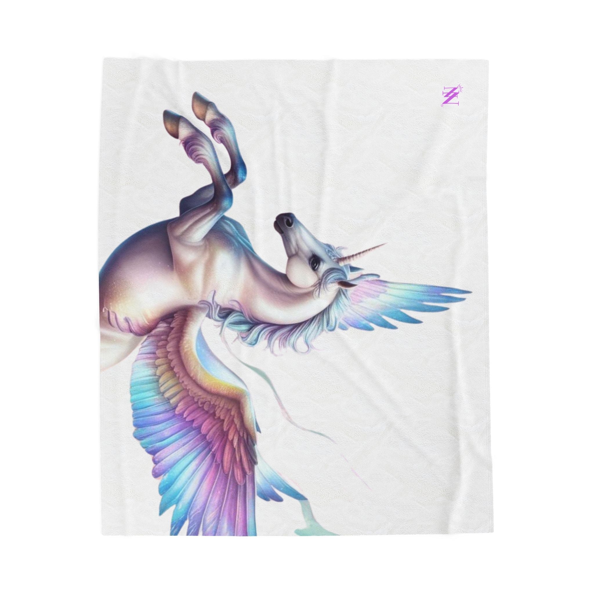 Unicorn with Wings | Mix & Match Soft Fun-Flirty Lovers’ Blankets