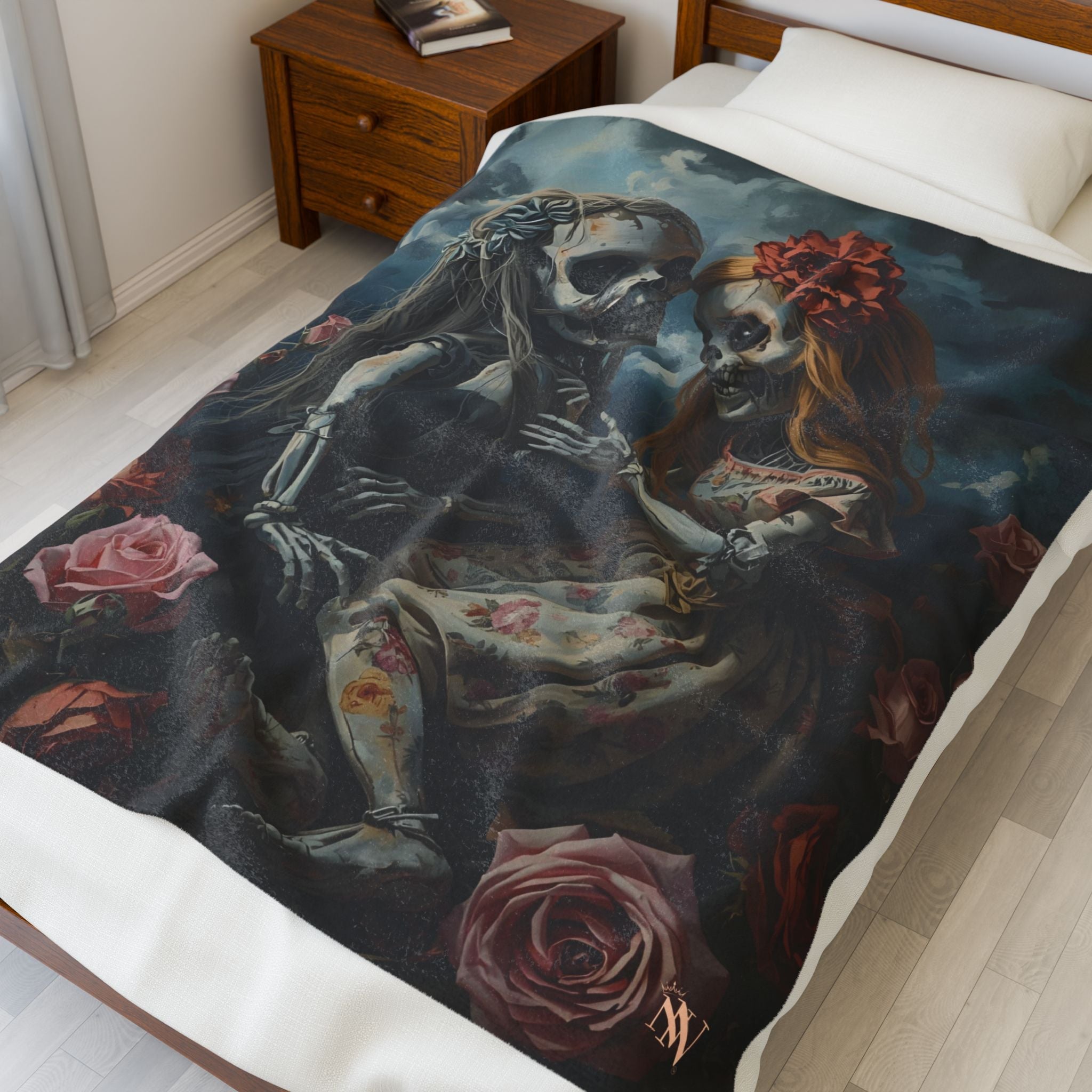 Death Becomes Us | Mix & Match Velveteen Fun-Flirty Lovers’ Blankets