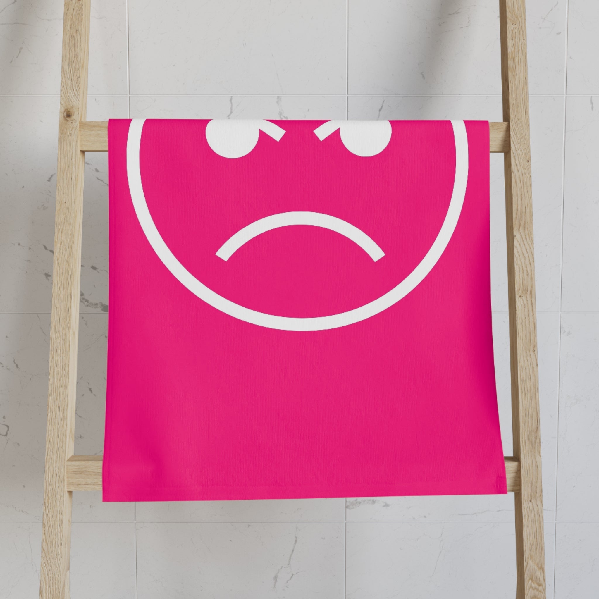 Angry Emoji Signature Pink | Mix & Match Classic Fun-Flirty Loversâ Towels