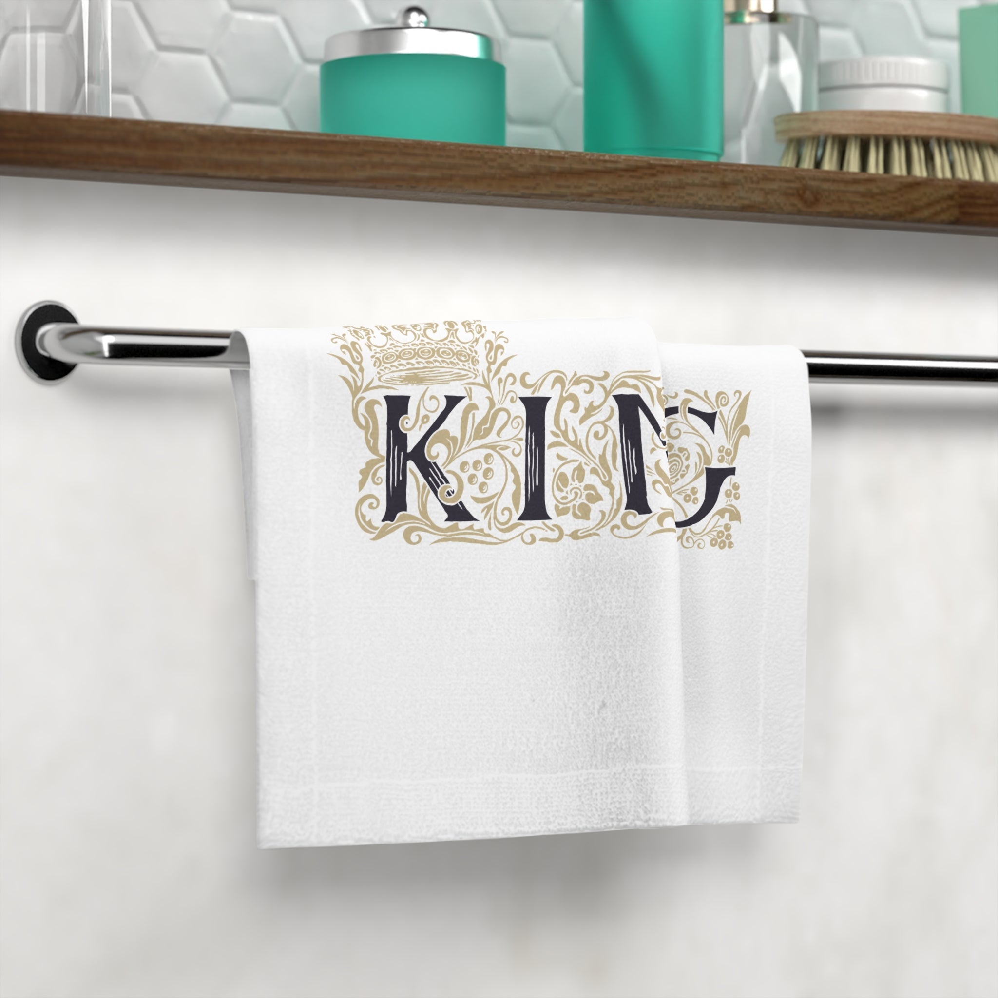 Gold Filigree King | Mix & Match Lils’ Fun-Flirty Lovers’ Towels