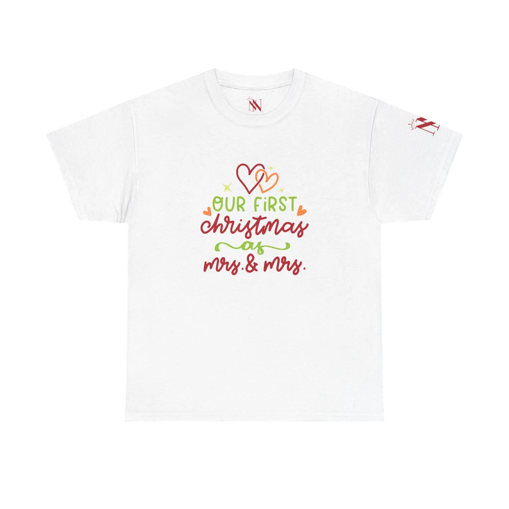 Our First Christmas as Mrs. & Mrs. | Mix & Match 100% Cotton Unisex Fun-Flirty Lovers’ Tees