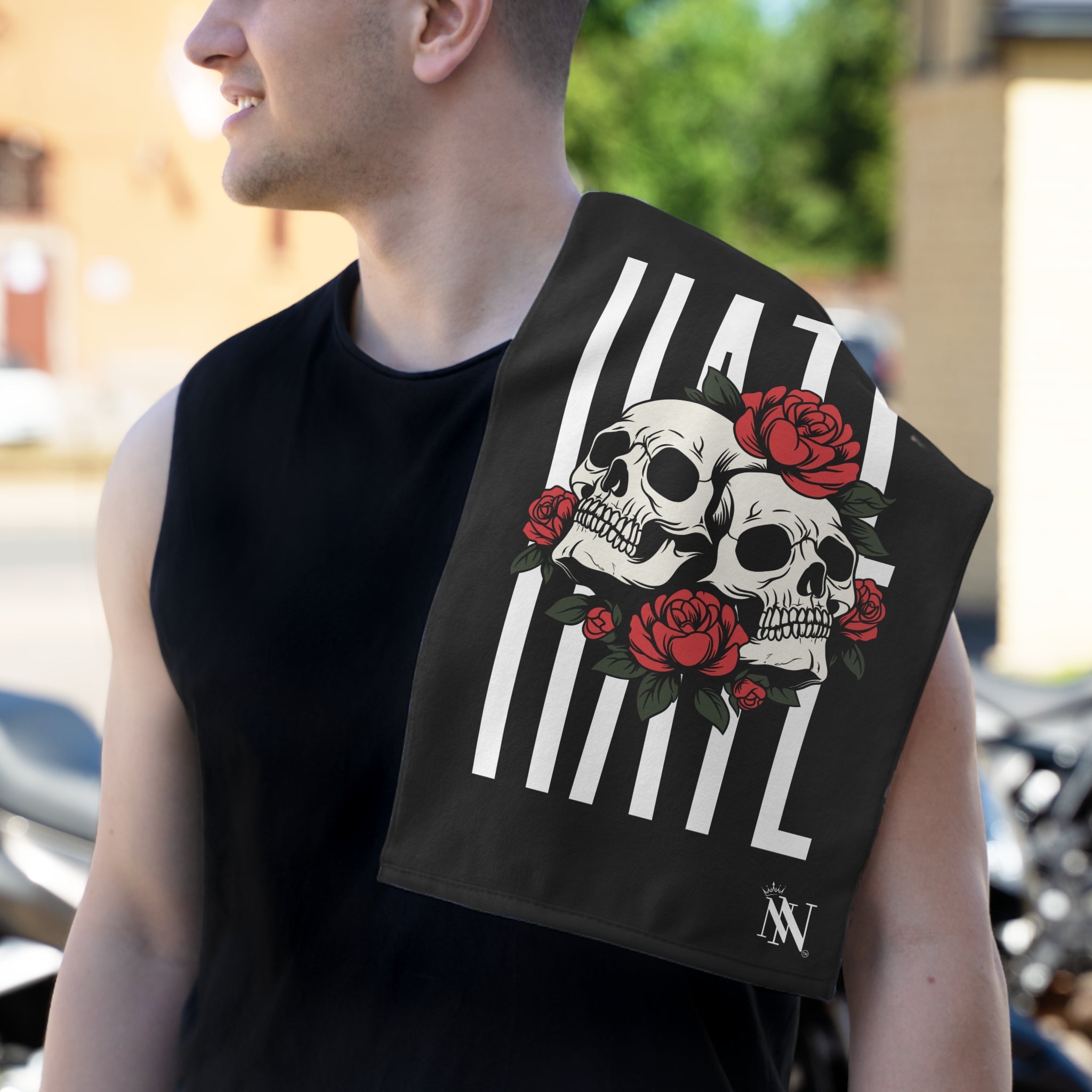 Roses Skulls & Hate | Mix & Match Soft Fun-Flirty Lovers’ Towels