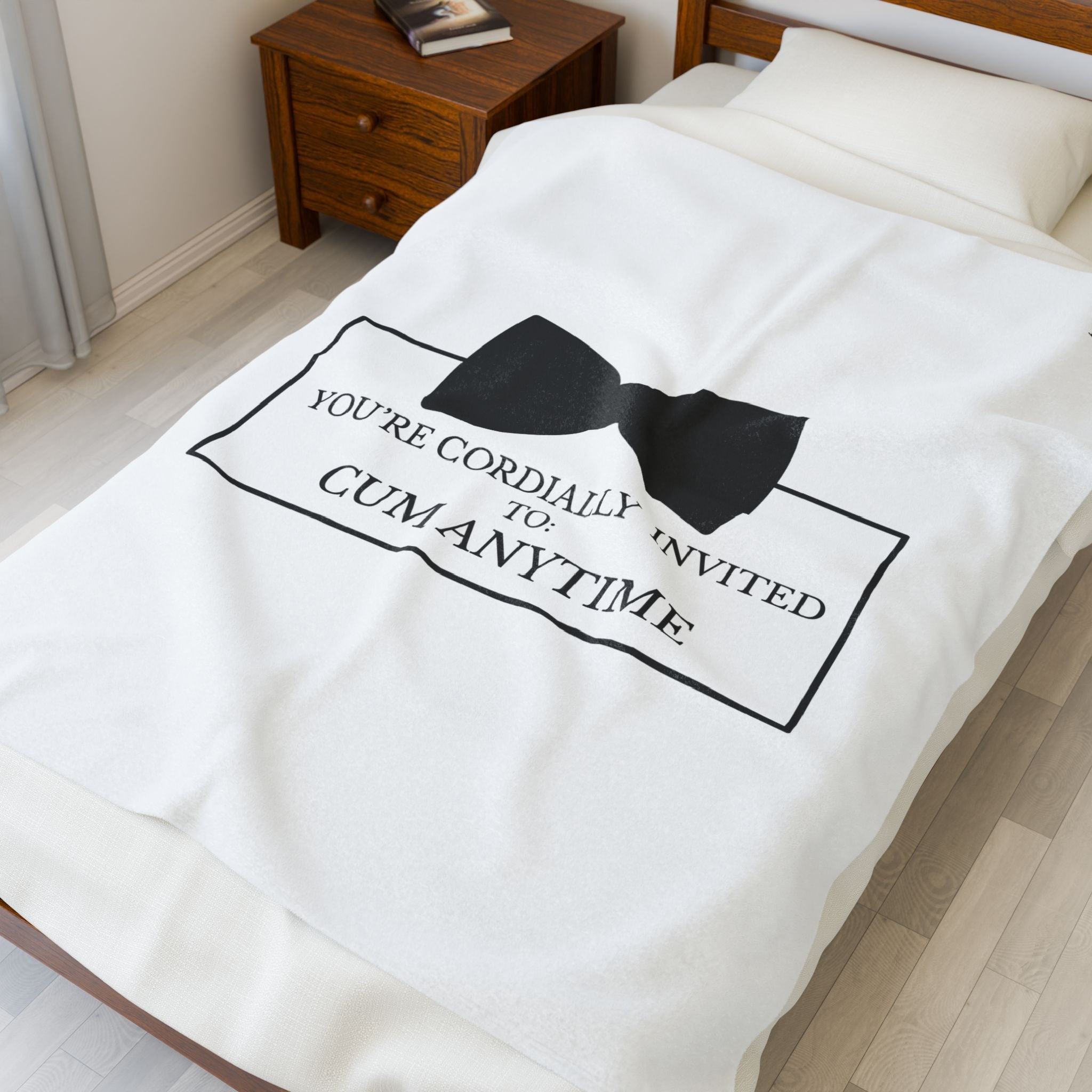 Cordially Invited Cum | Mix & Match Fun-Flirty Lovers’ Blankets