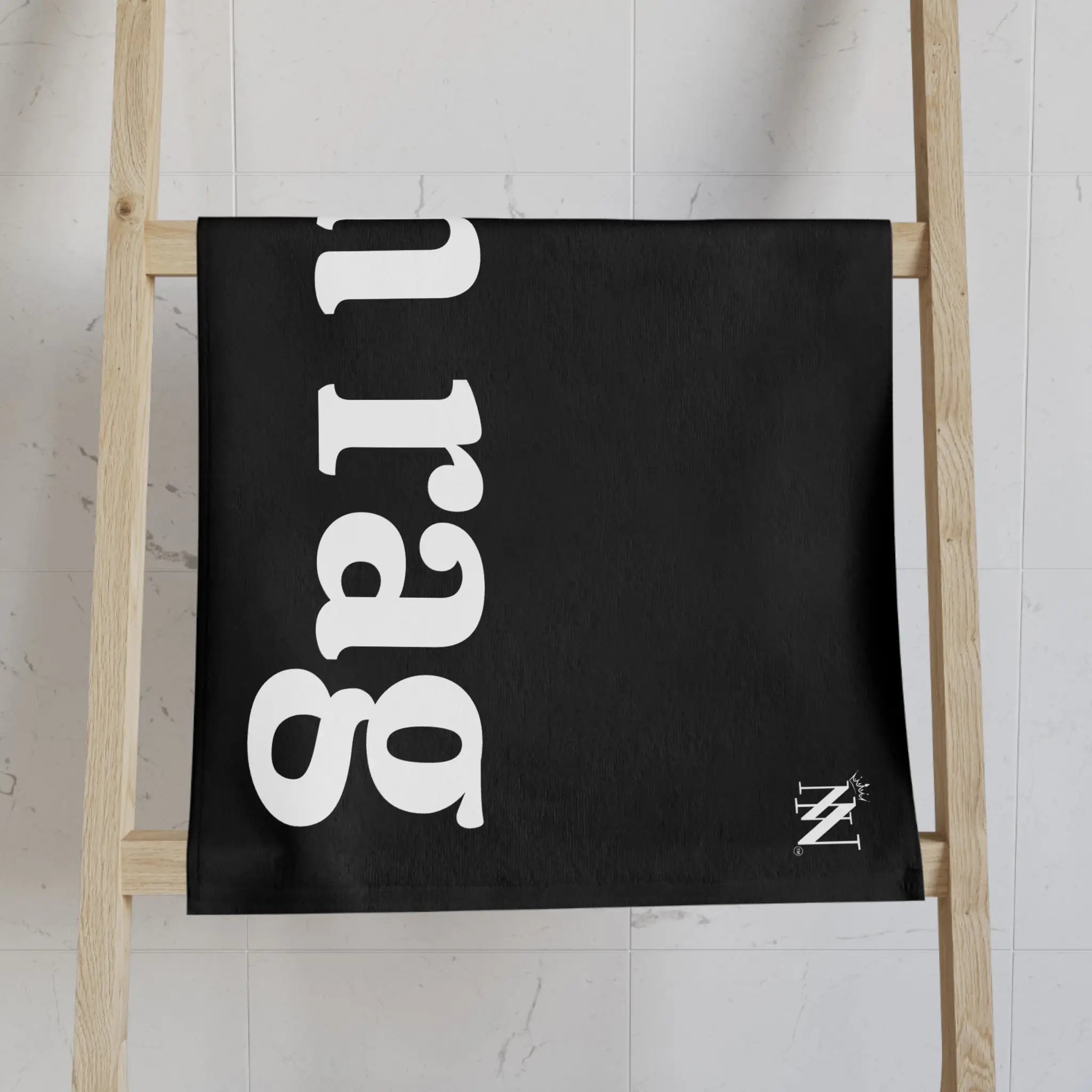 Traditional Cum Rag Black | Mix & Match Original Fun-Flirty Lovers’ Towels
