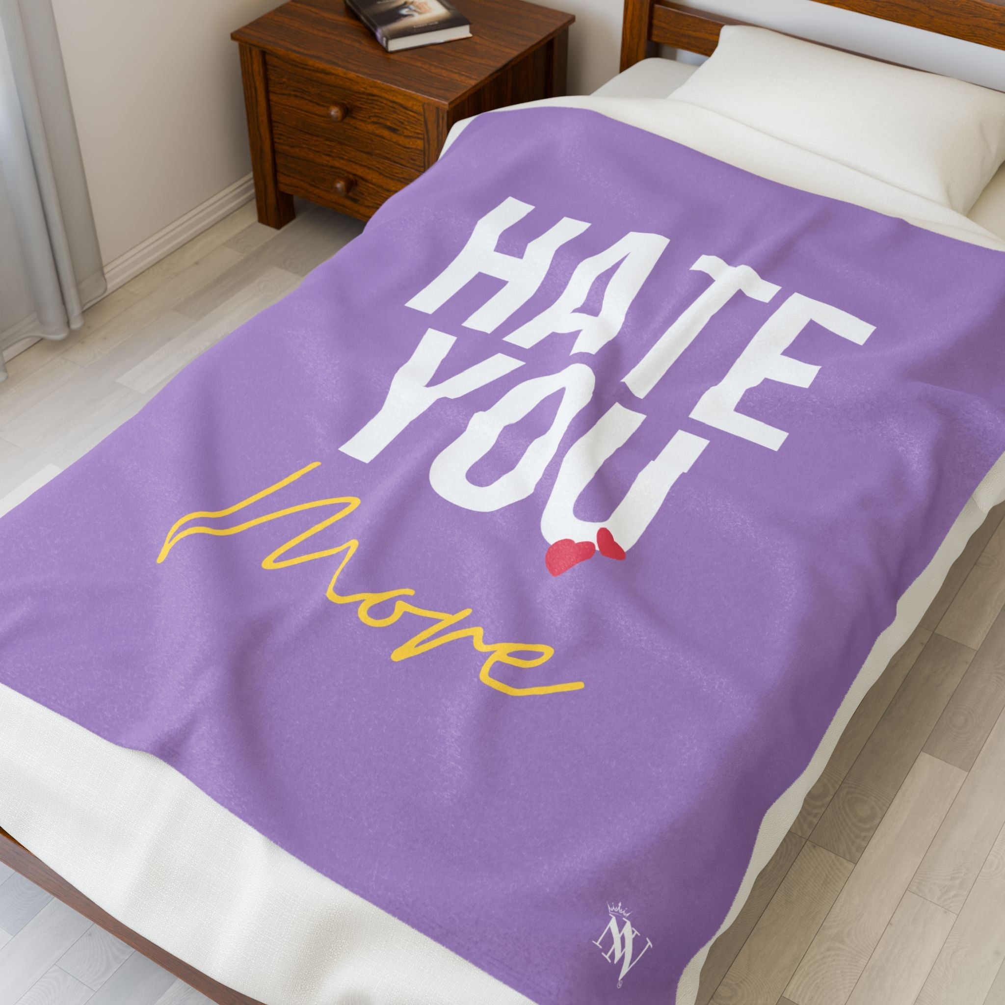 Hate You More | Mix & Match Soft Fun-Flirty Lovers’ Blankets