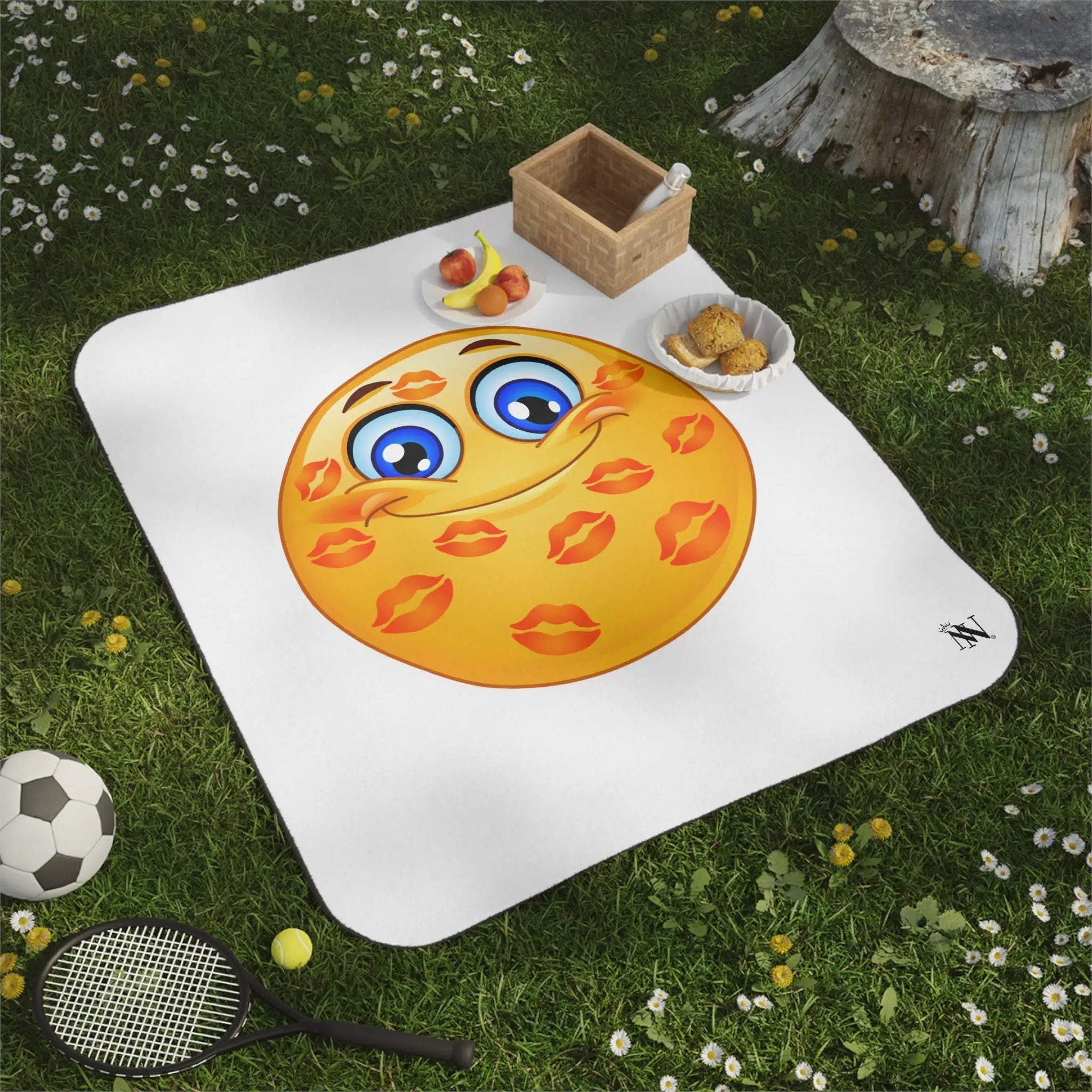 Kisses All Over Emoji Sex Blanket