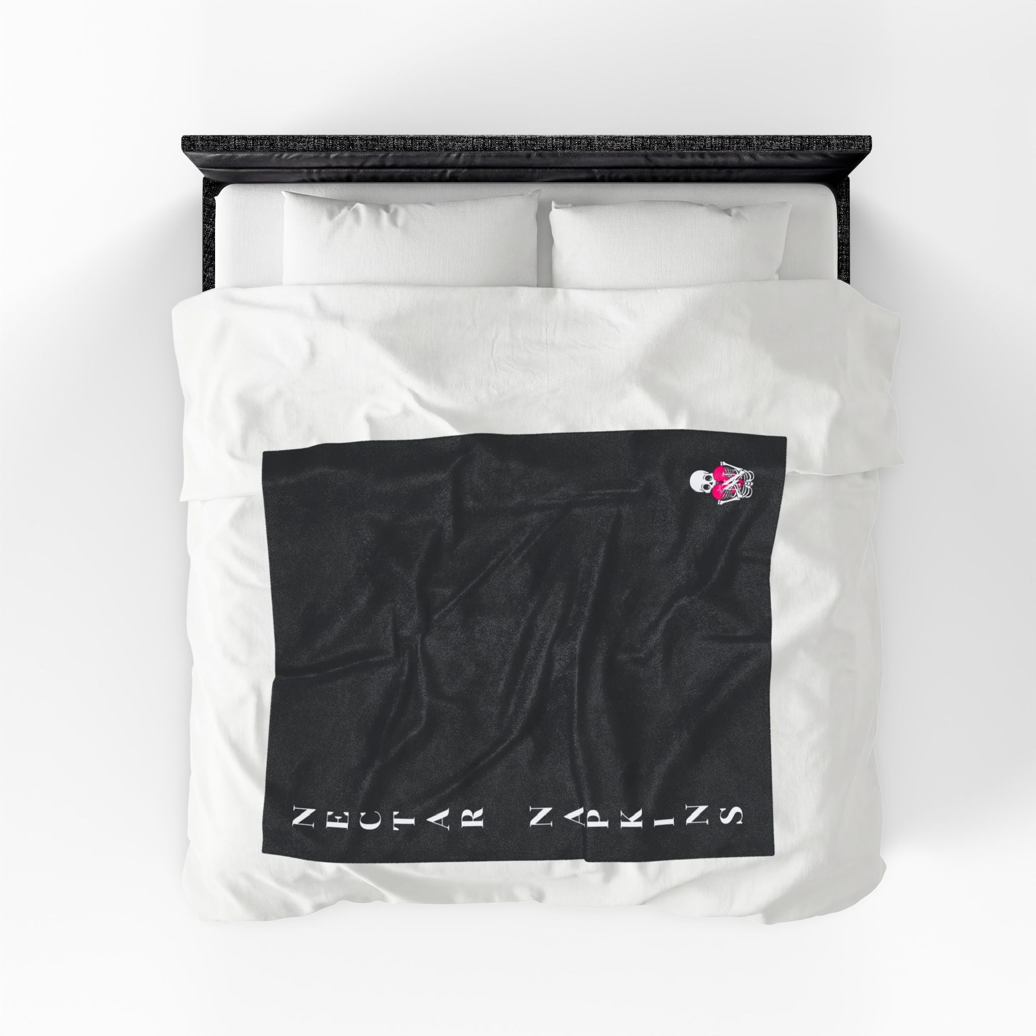 Nectar Napkins Brand Black Love Blanket