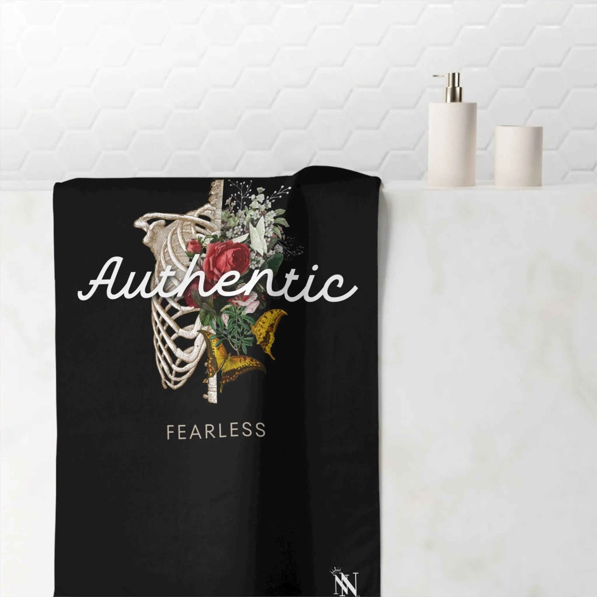 Sexy Authentic Fearless | Mix & Match XL Fun-Flirty Lovers’ Towels