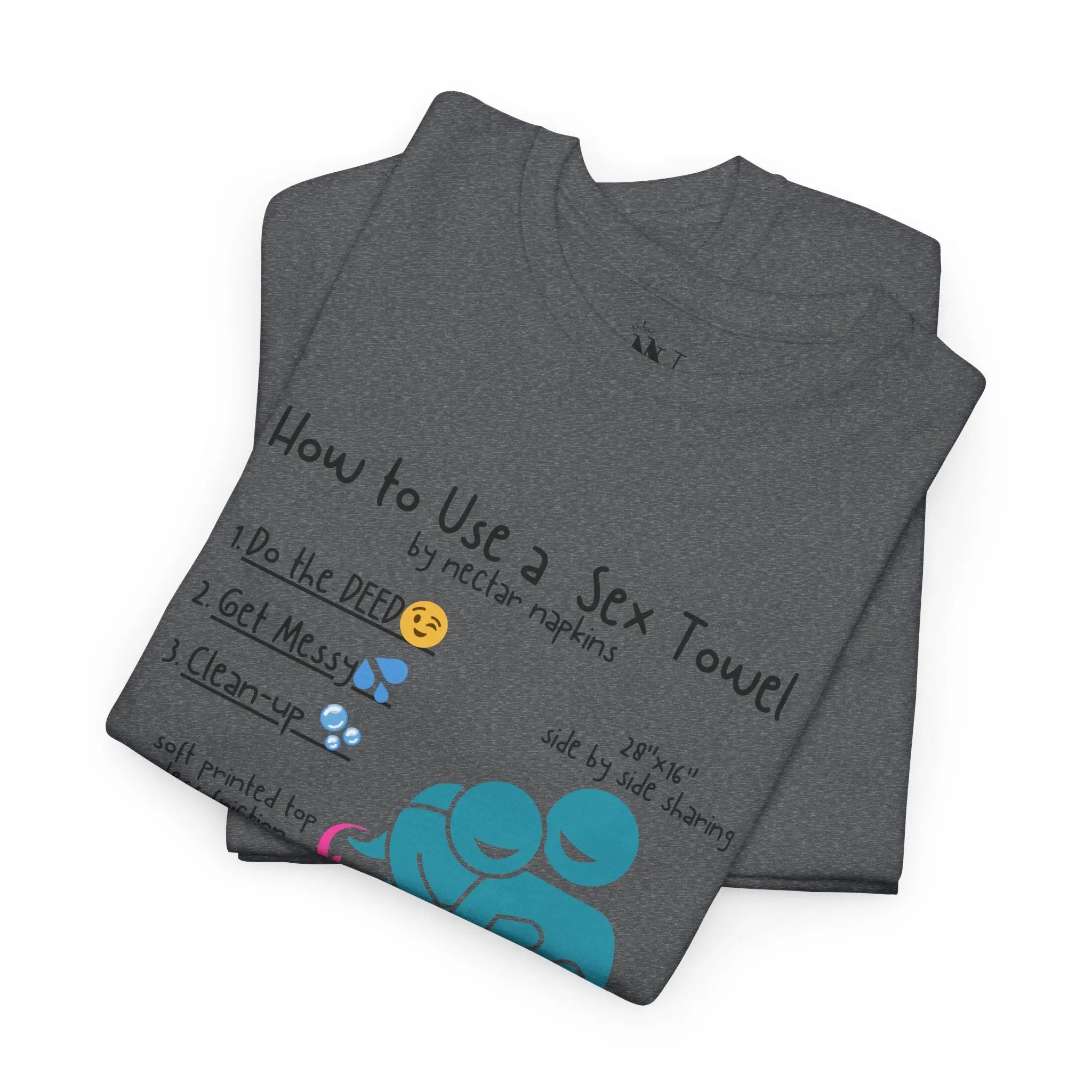 How to Use a Sex Towel | Mix & Match 100% Cotton Unisex Fun-Flirty Lovers’ Tees