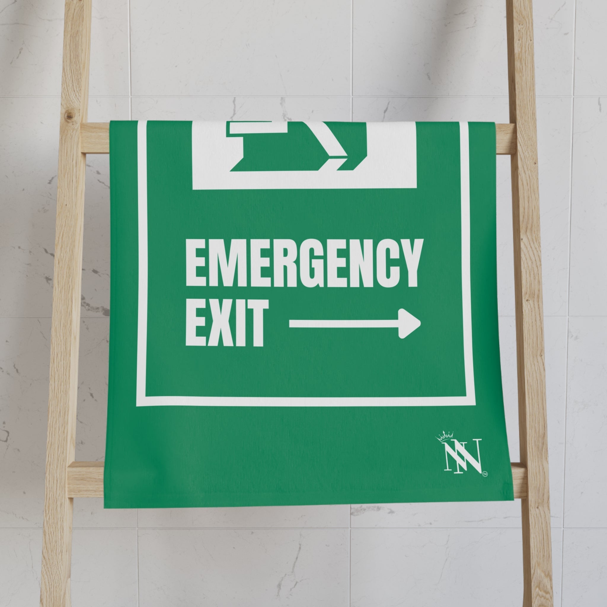 Emergency Exit | Mix & Match Classic Fun-Flirty Lovers’ Towels