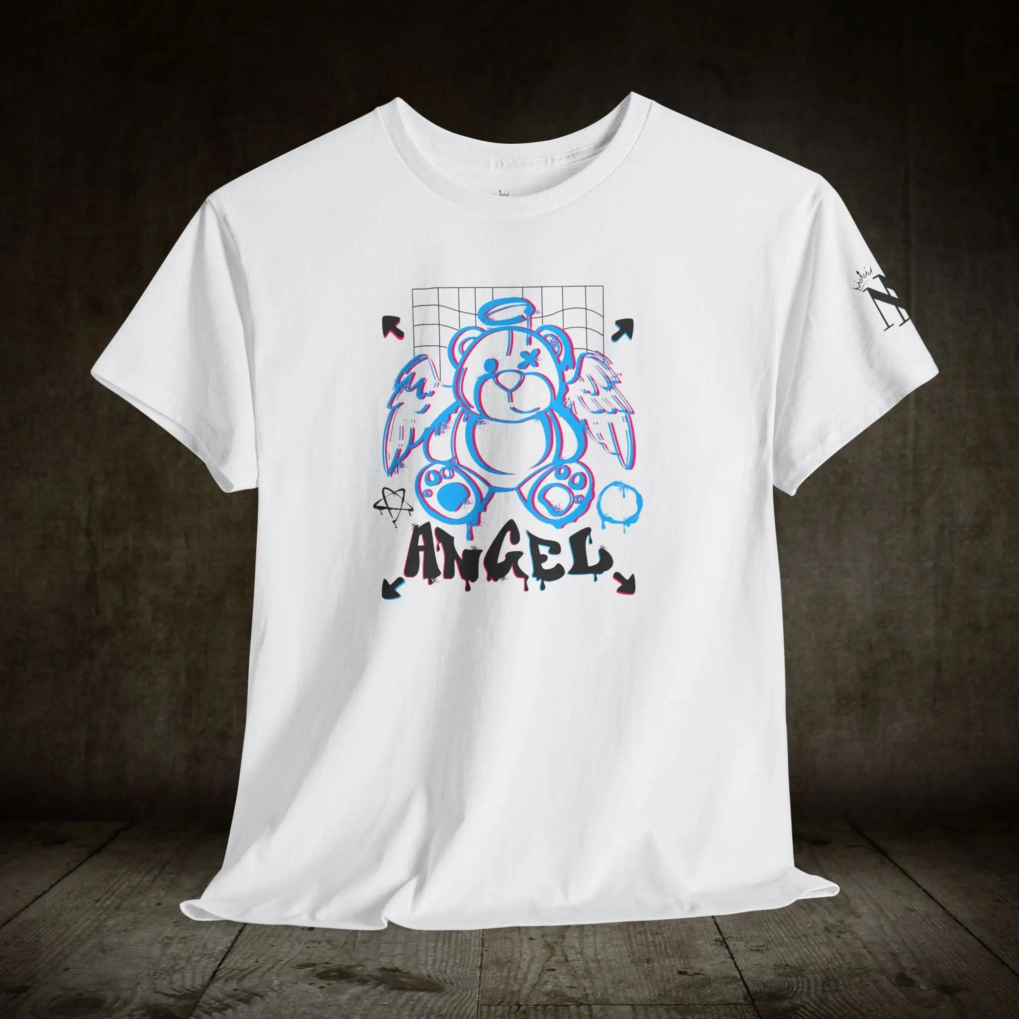 Broken Bear Angel | Mix & Match 100% Cotton Unisex Fun-Flirty Lovers’ Tees