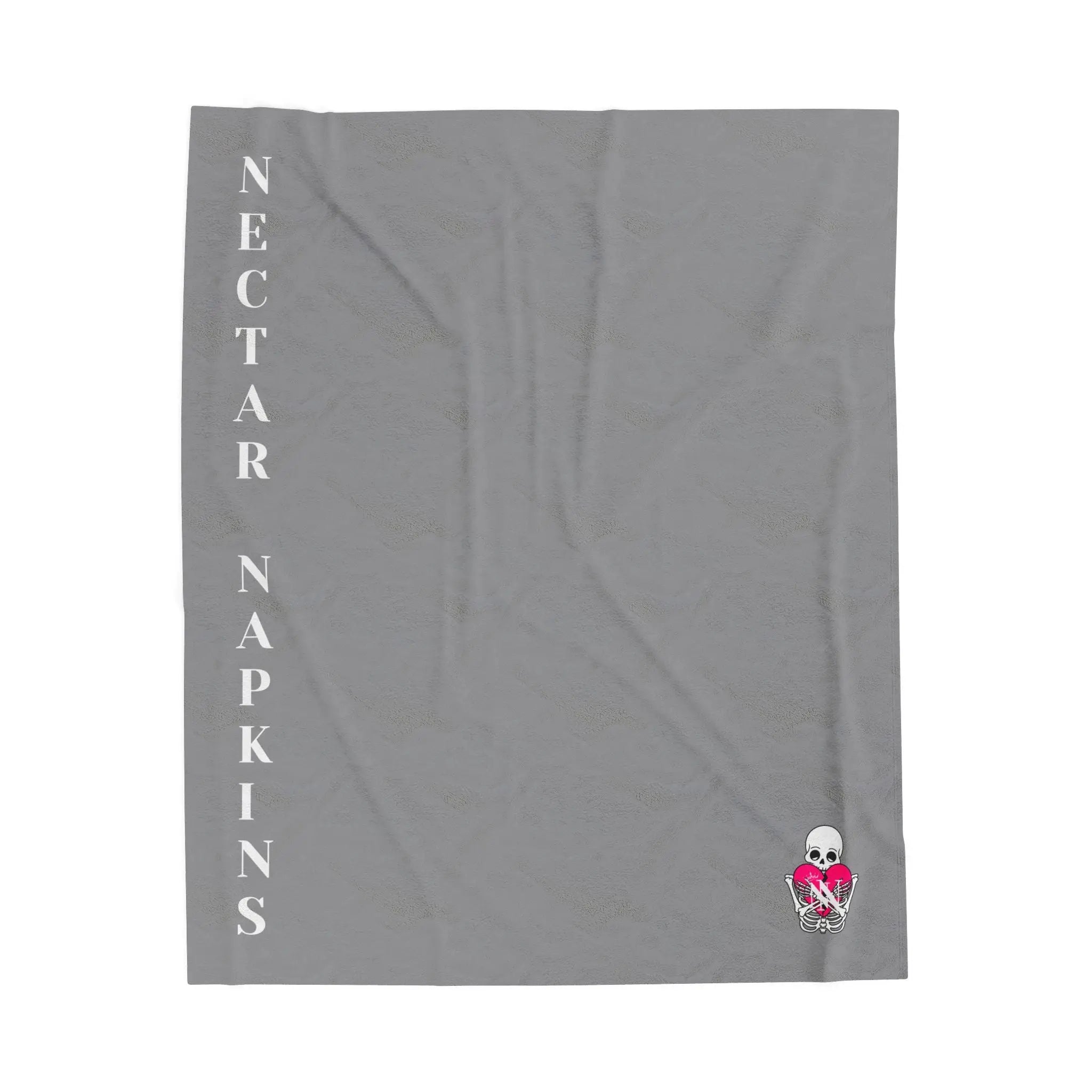 Nectar Napkins Brand Gray Love Blanket