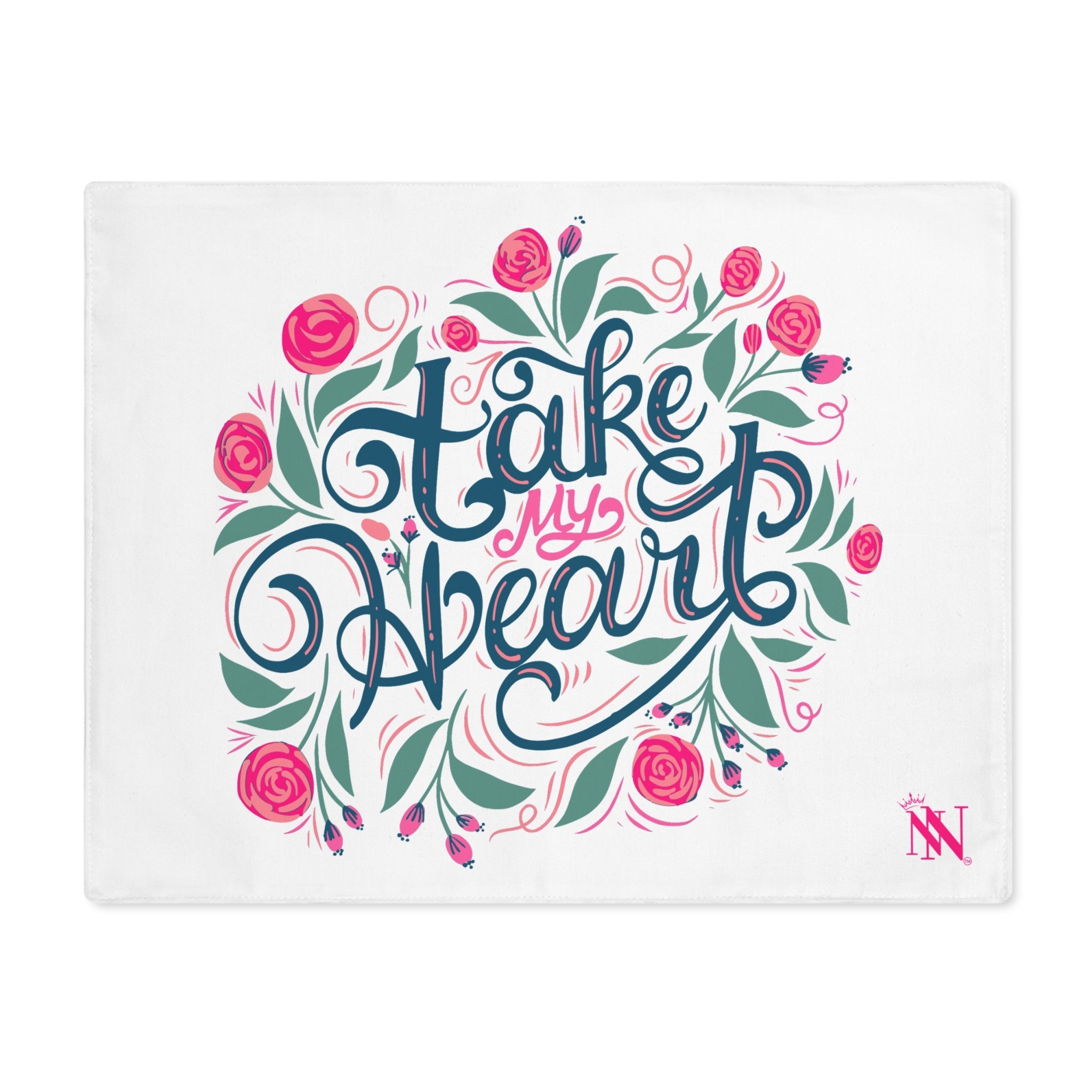 Take My Heart Floral | Mix & Match Playful Fun-Flirty Lovers’ Toy Mats