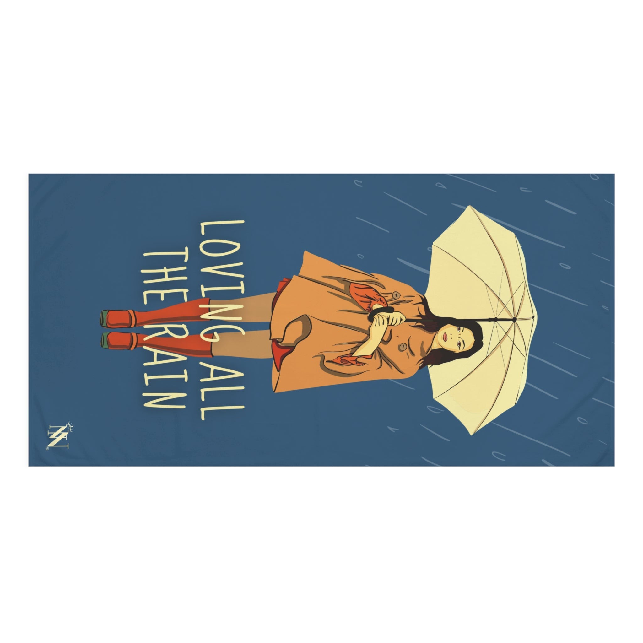 Loving All the Rain | Mix & Match XL Fun-Flirty Lovers’ Towels