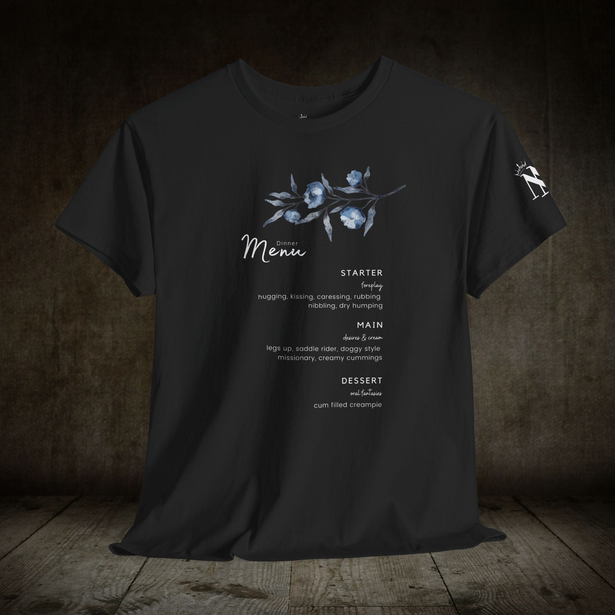 Dinner Menu | Mix & Match 100% Cotton Unisex Fun-Flirty Lovers’ Tees