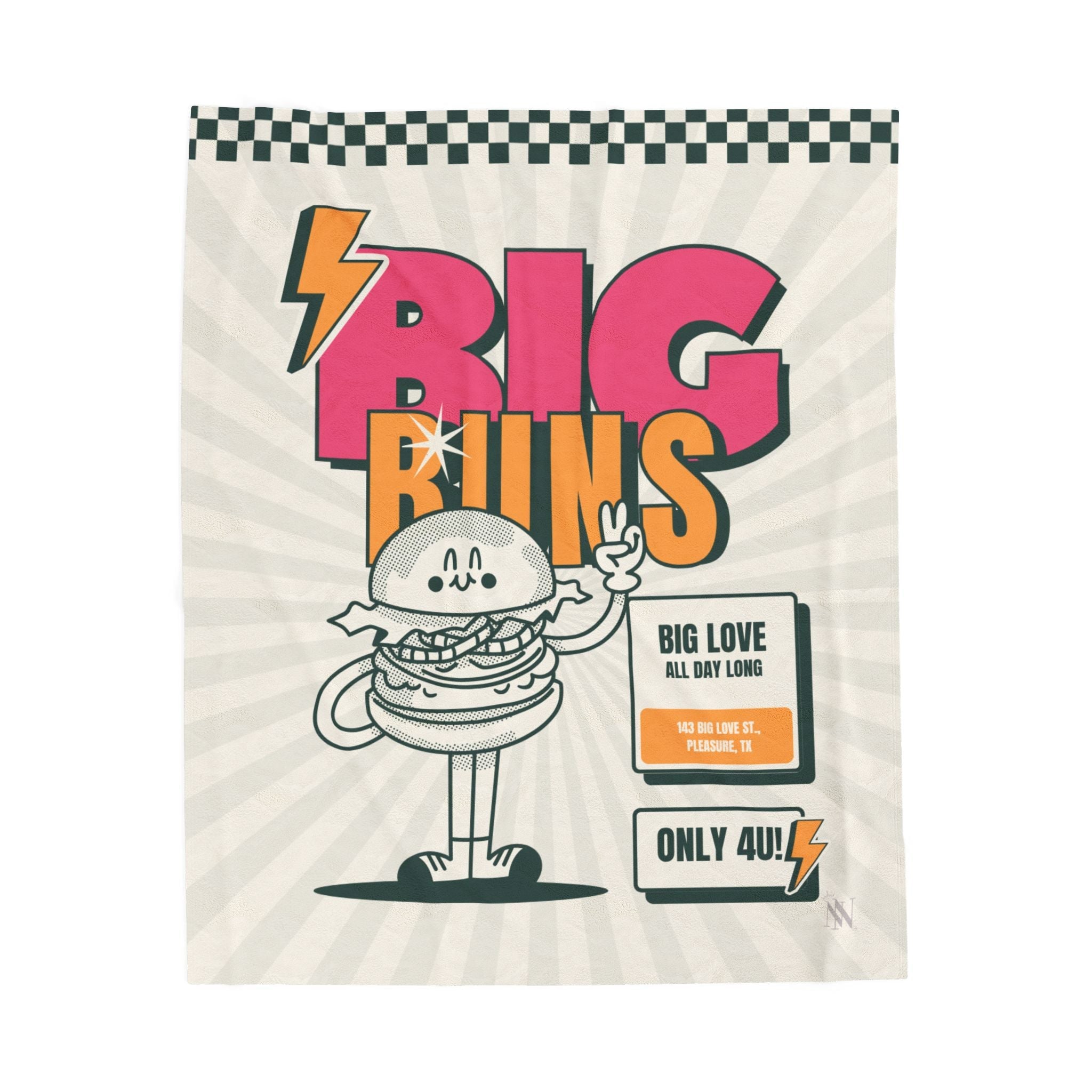 Big Buns Romantic Sex Gifts Blanket