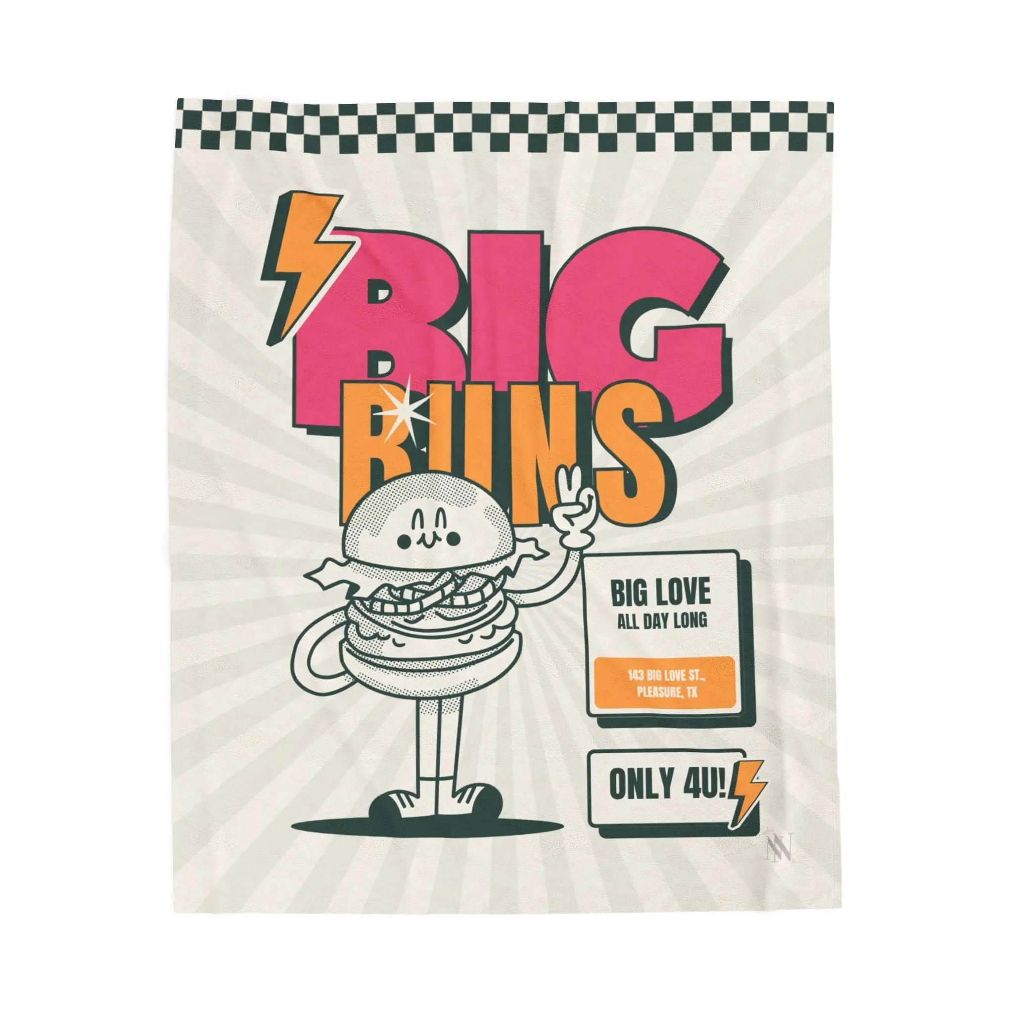 Big Buns Romantic Sex Gifts Blanket