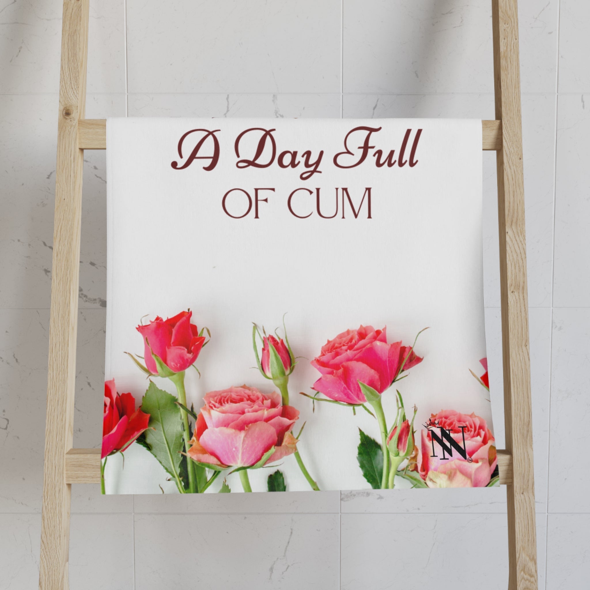 A Day Full of Cum | Mix & Match Classic Fun-Flirty Loversâ Towels