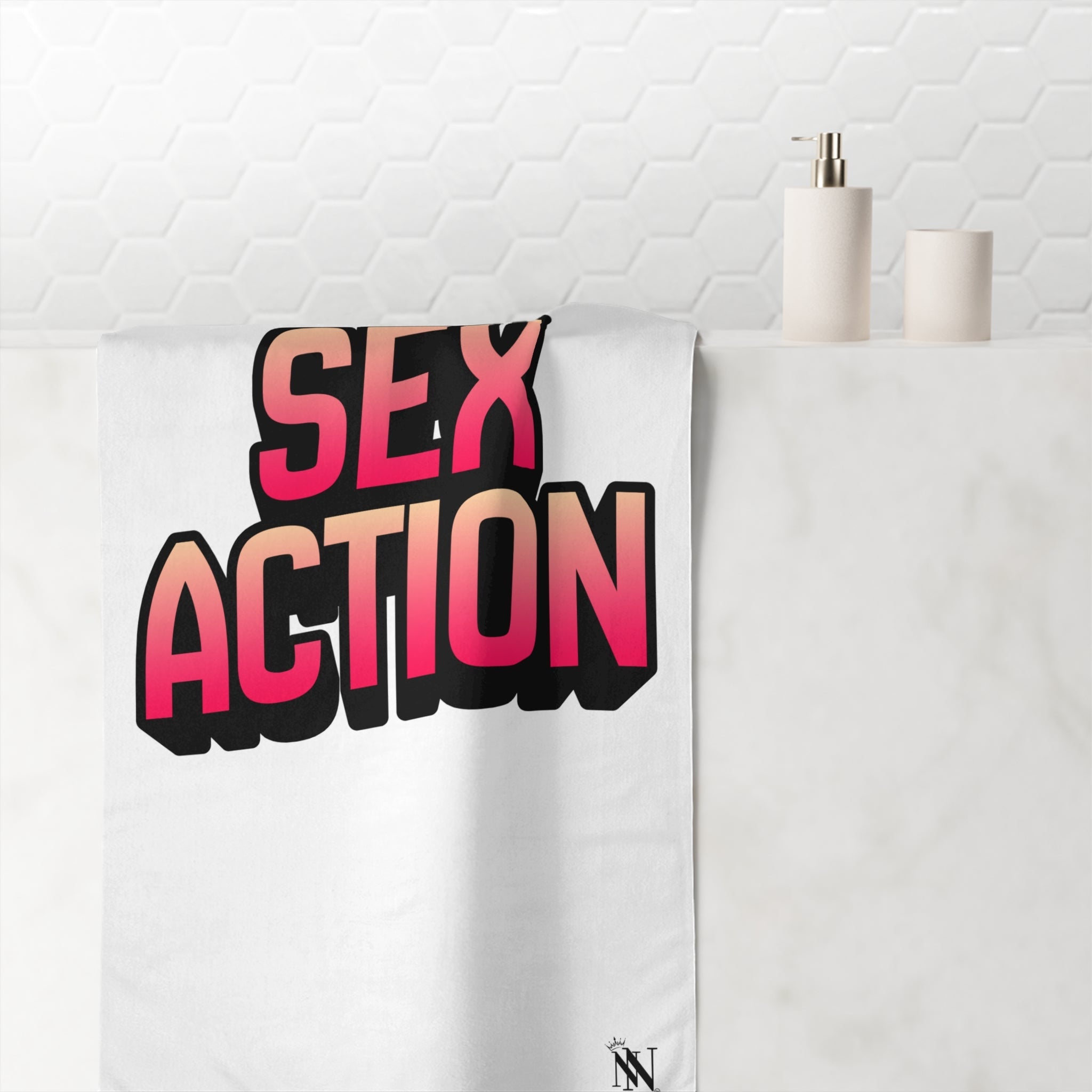 Sex Action | Mix & Match XL Fun-Flirty Lovers’ Towels