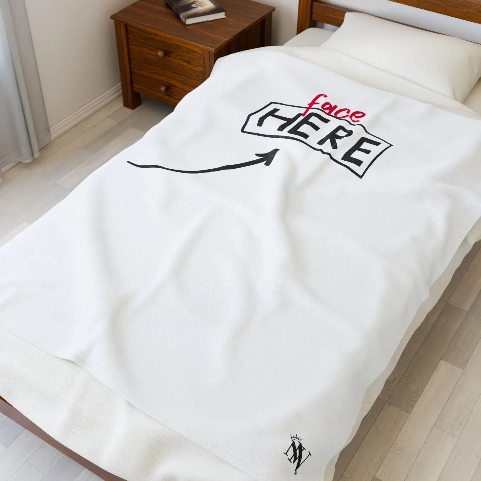 Face Here | Mix & Match Fun-Flirty Lovers’ Blankets