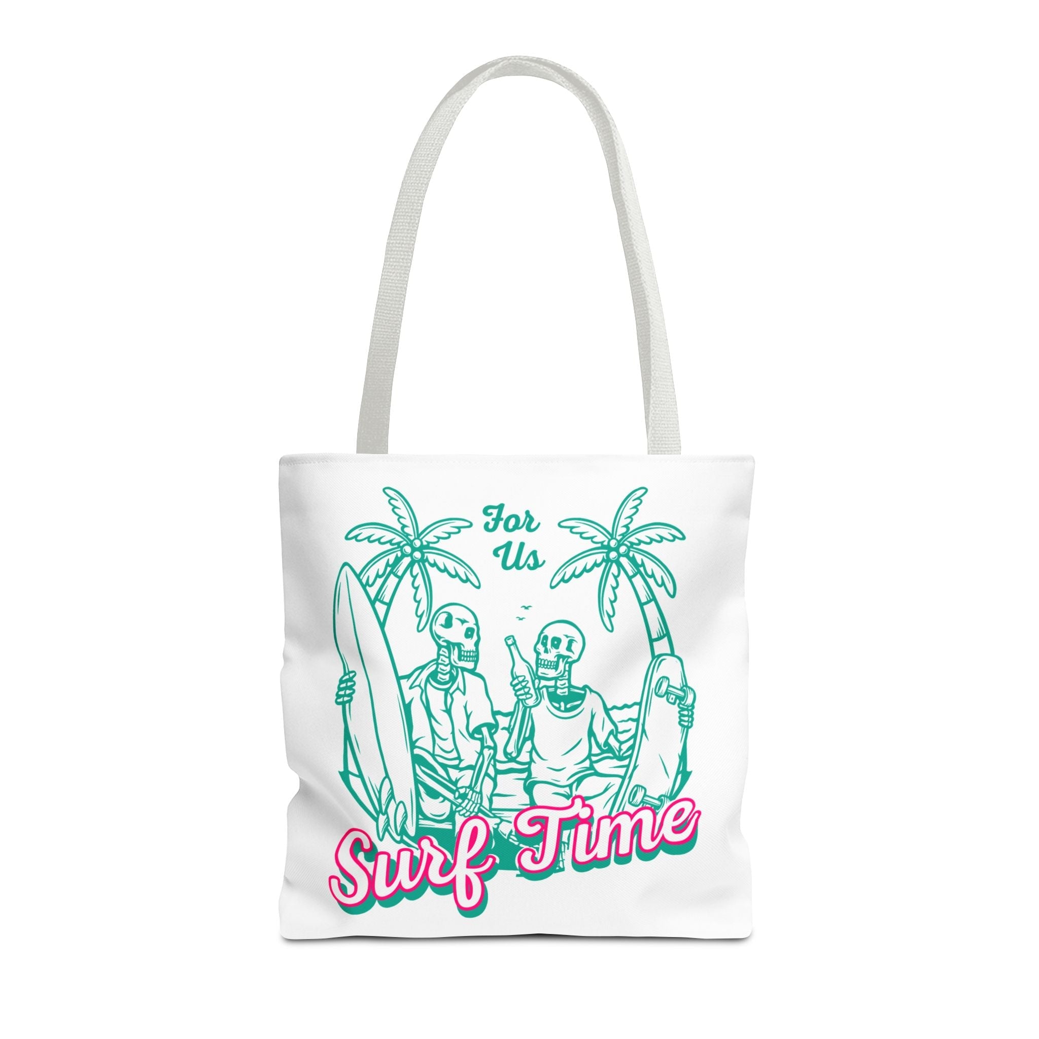 Surf Time for Us Fun Everyday Cute Tote Bag