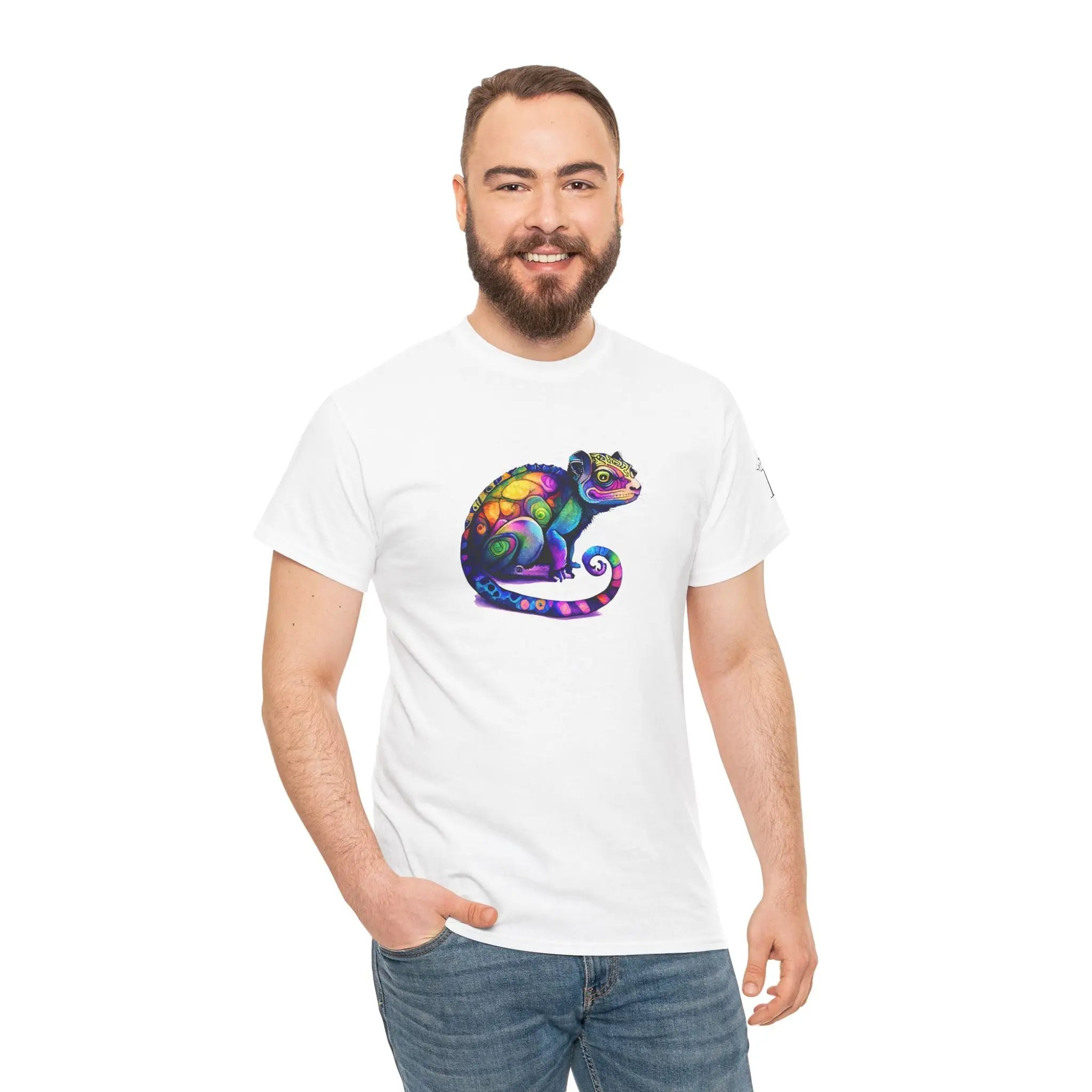 Colorful Love Chameleon | Mix & Match 100% Cotton Unisex Fun-Flirty Lovers’ Tees