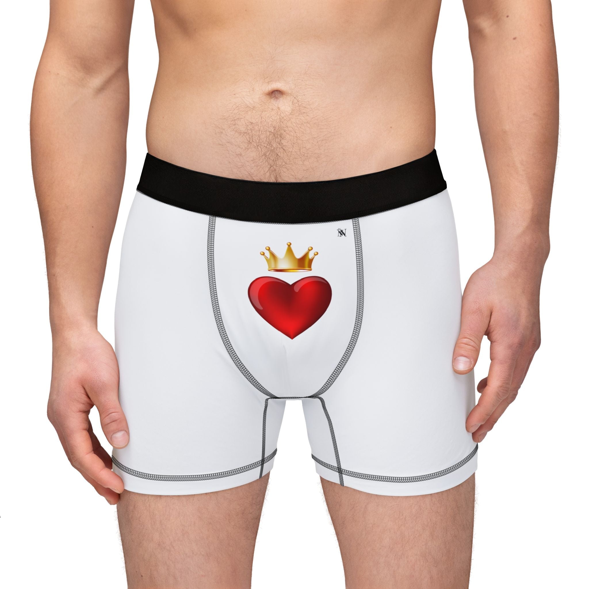 Heart King | Mix & Match Fun-Flirty Lovers’ Boxer Briefs
