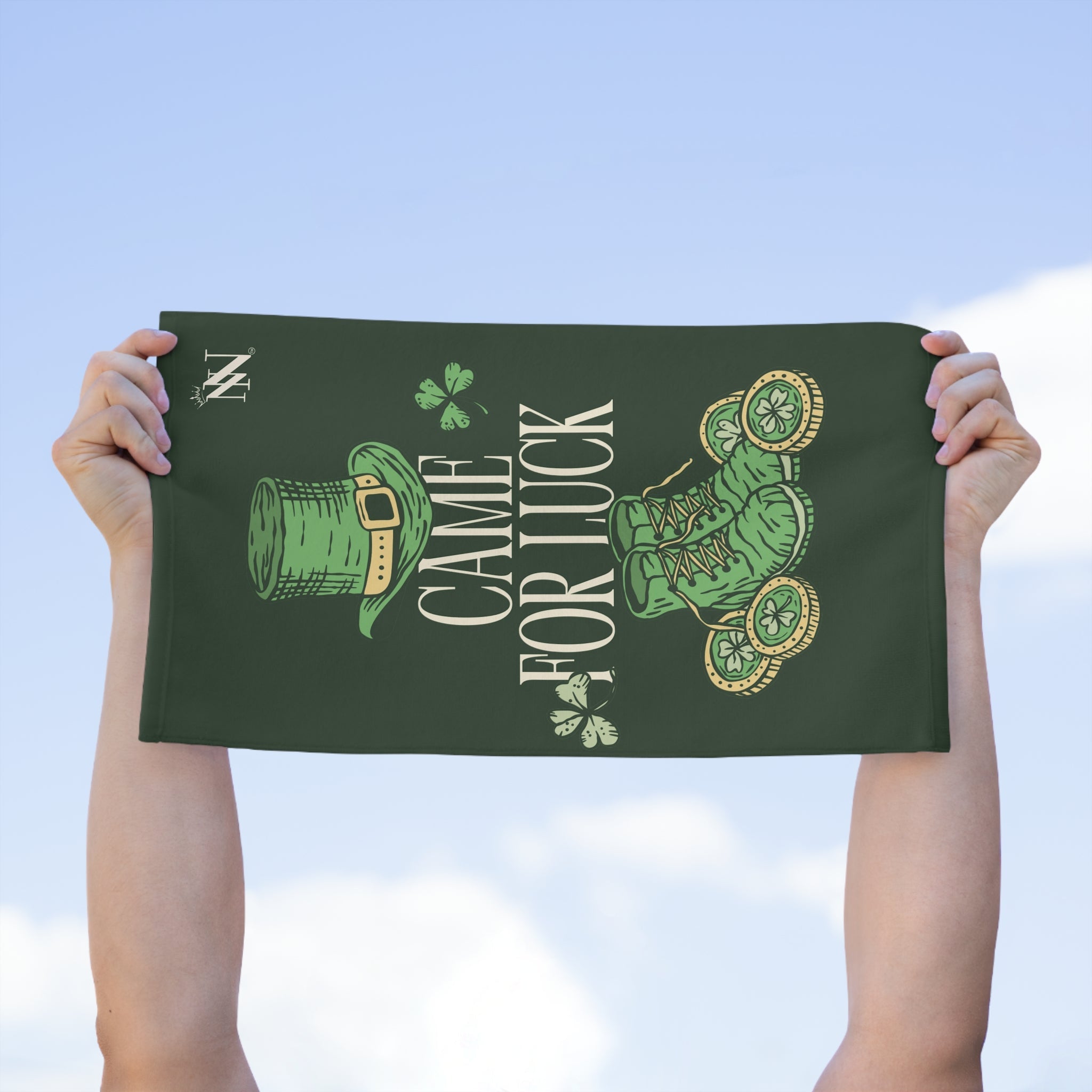 Came for Luck St. Patrick’s Day | Mix & Match Soft Fun-Flirty Lovers’ Towels