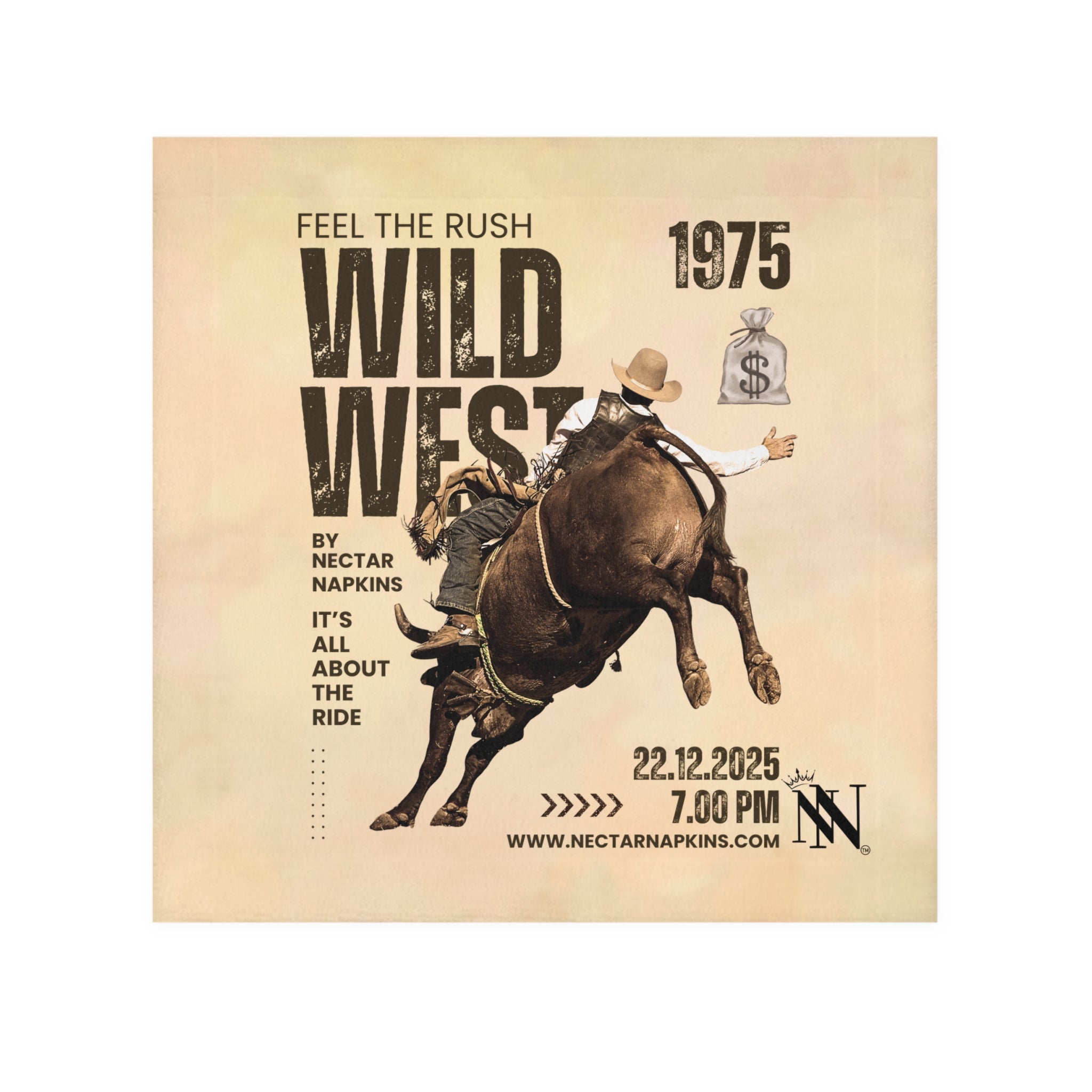 Wild West Poster Cute Small Microfiber Cotton Soft Personal Sex Towel