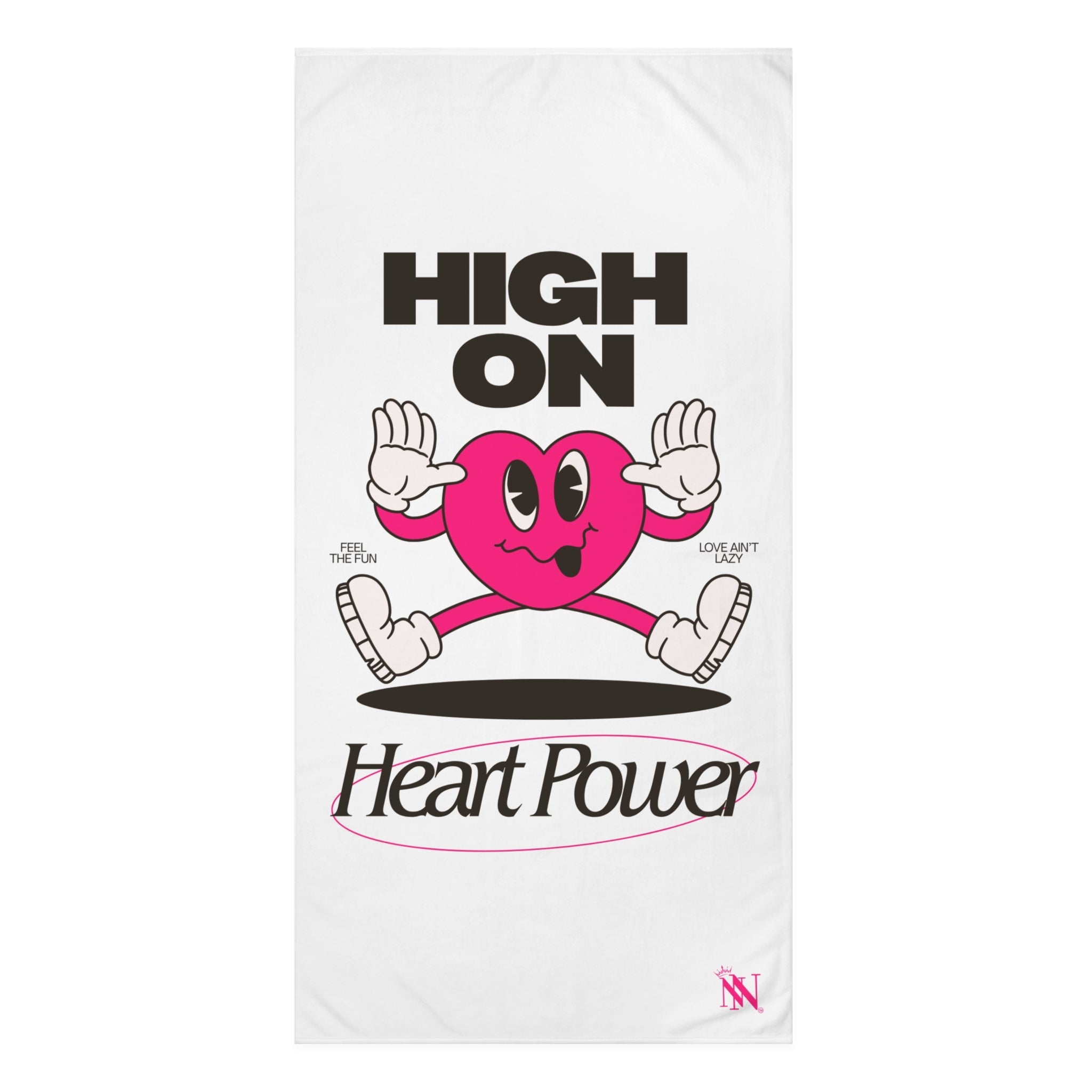 High on Heart Power | Mix & Match XL Fun-Flirty Lovers’ Towels