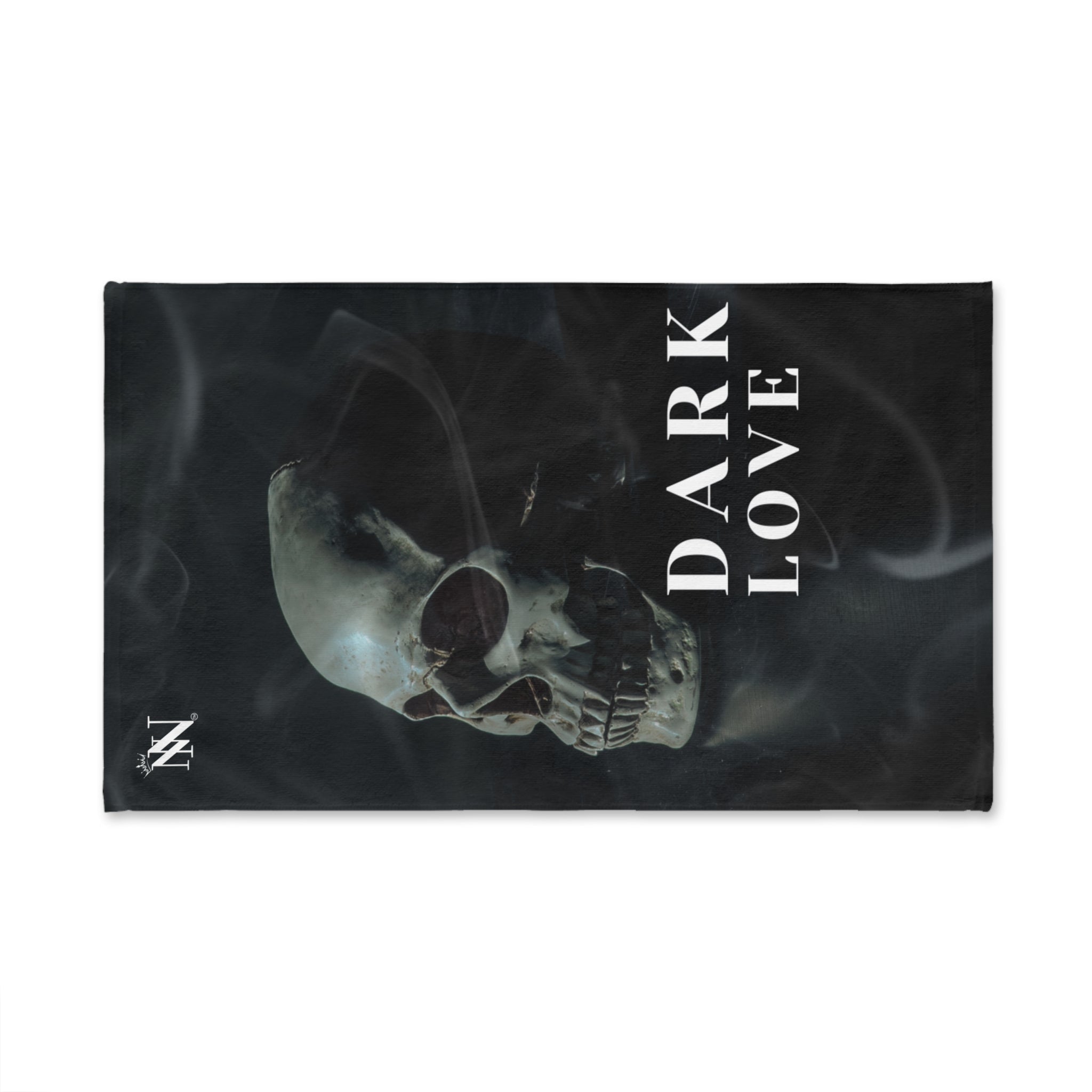 Dark Love Skull Photograph Cum Towel