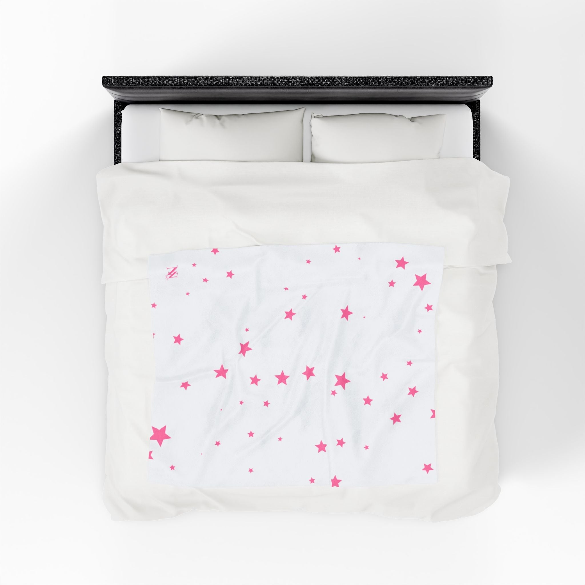 Pink Star Pattern | Mix & Match Soft Fun-Flirty Lovers’ Blankets