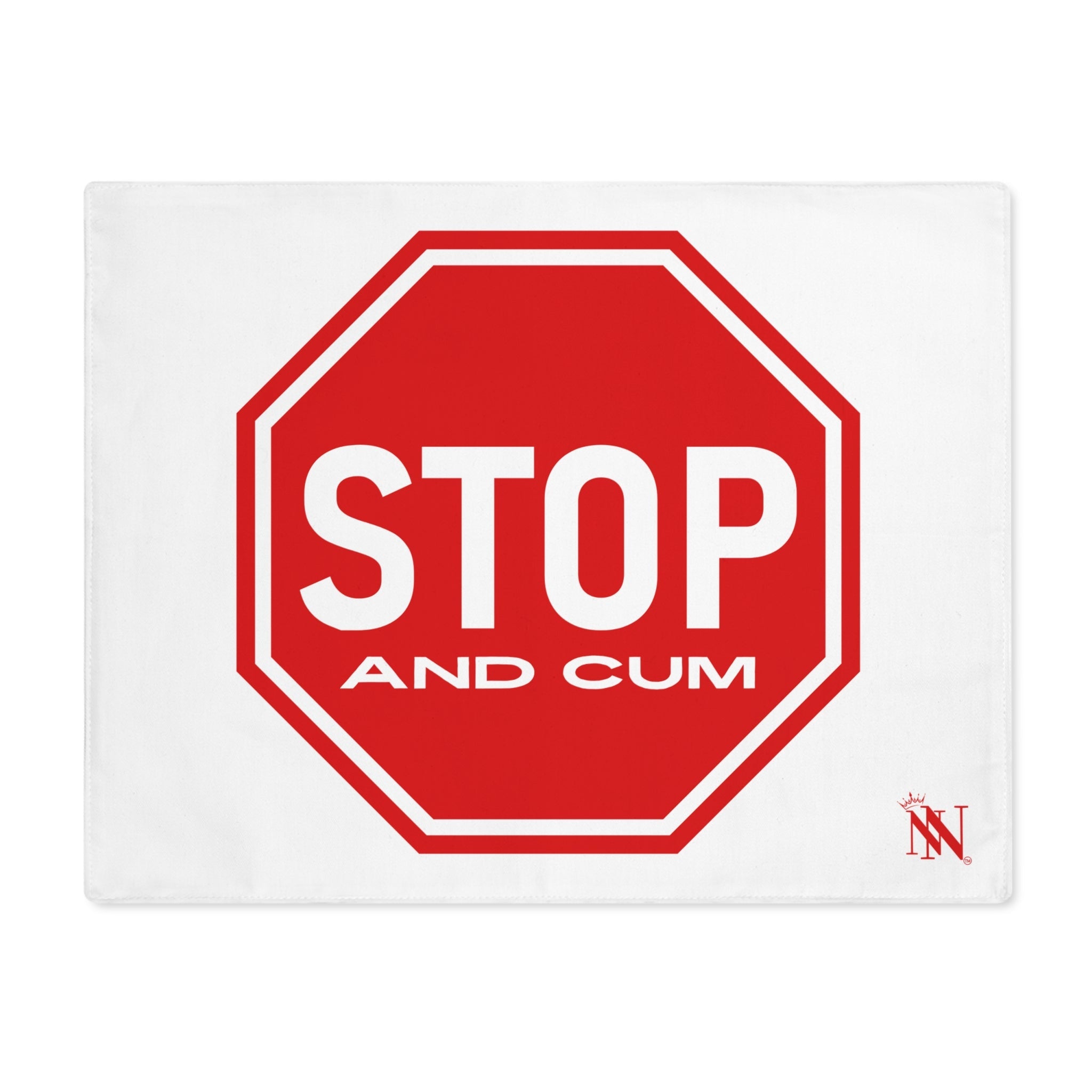 Stop And Cum Sign | Mix & Match Playful Fun-Flirty Lovers’ Toy Mats