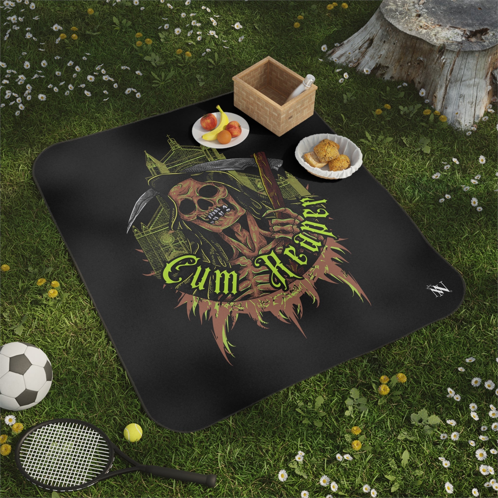 Cum Reaper | Mix Match Fun-Flirty Lovers’ Water-Resistant Blankets