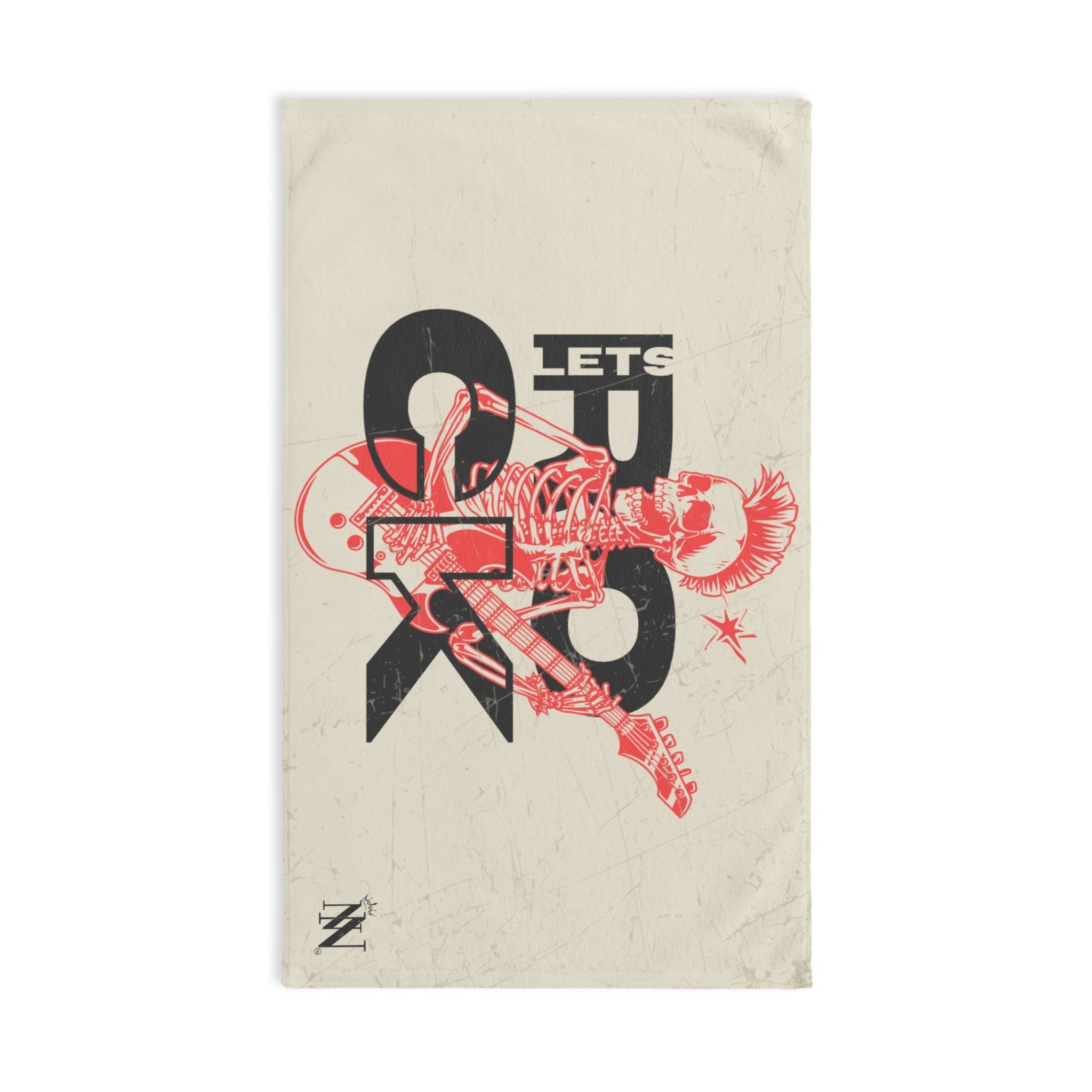 Let’s Rock Skull Rocker Cum Towel