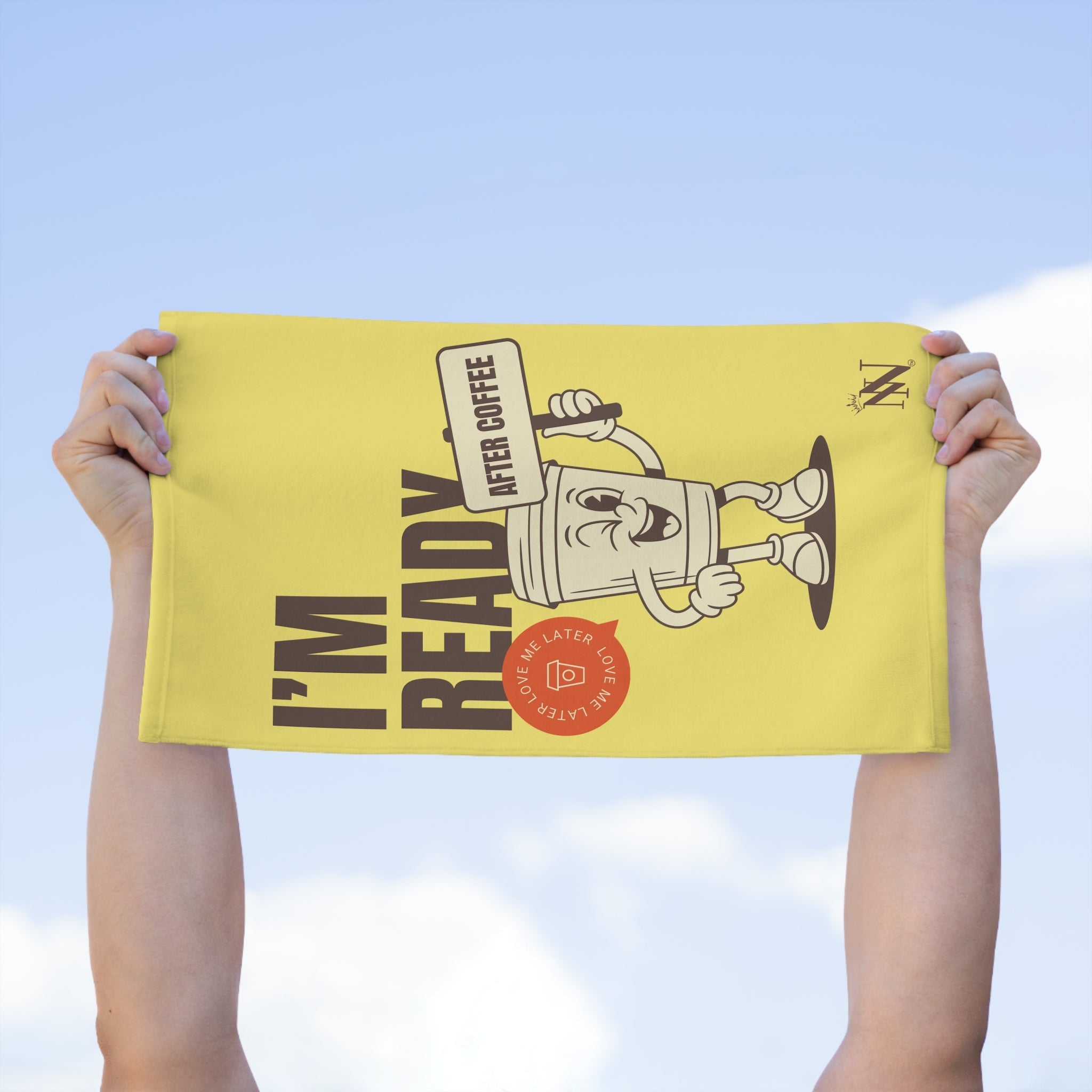 I’m Ready After Coffee | Mix & Match Soft Fun-Flirty Lovers’ Towels