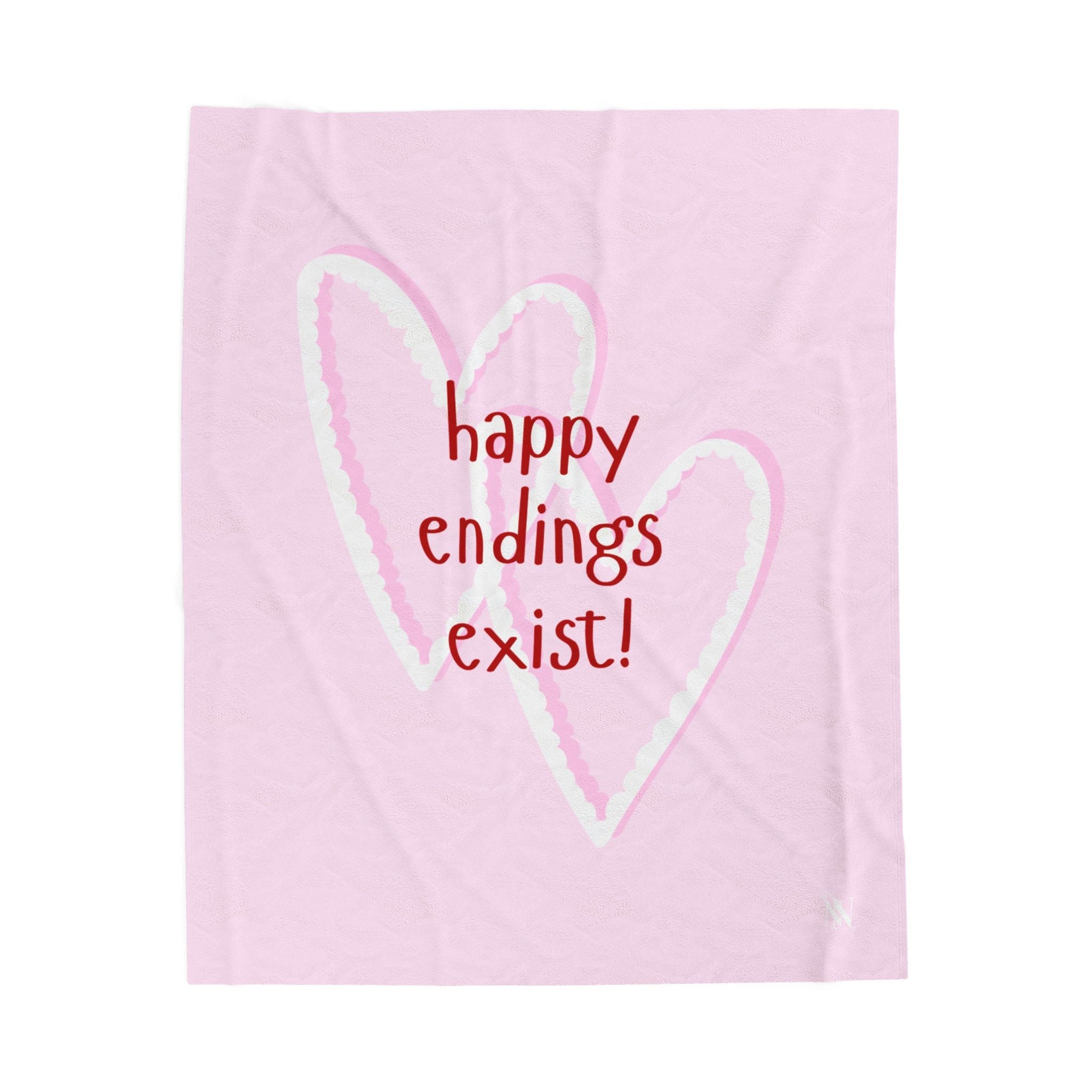 Happy Endings Exist! Two Hearts | Mix & Match Soft Fun-Flirty Loversā Blankets