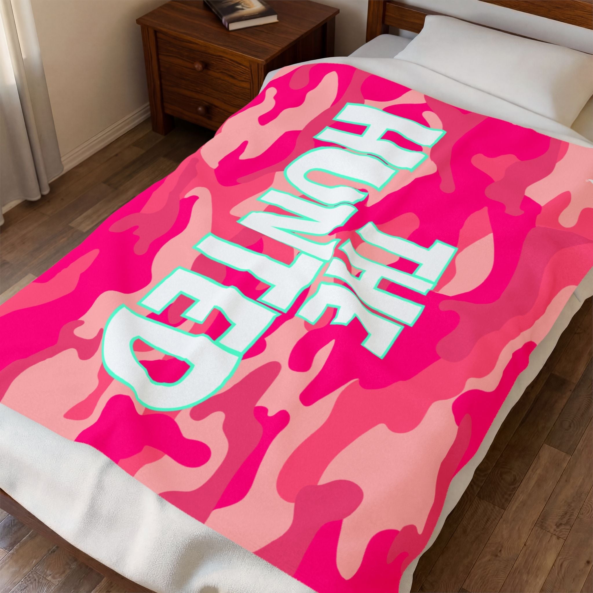 The Hunted Pink Camo Blanket