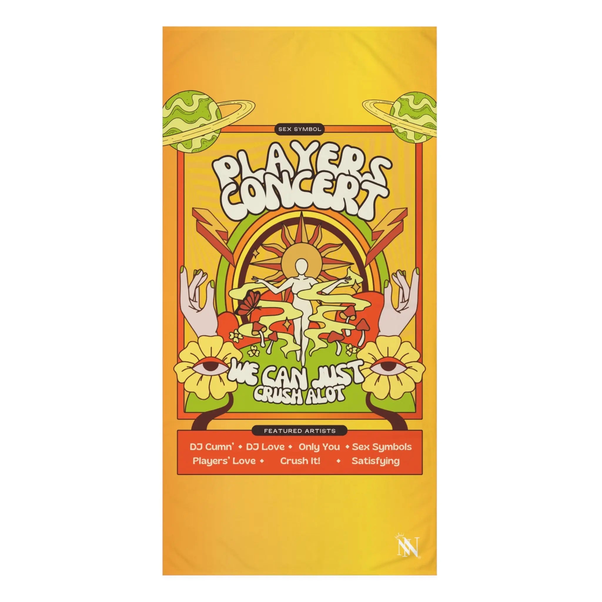 Psychedelic Players Concert Anal Sex Towel