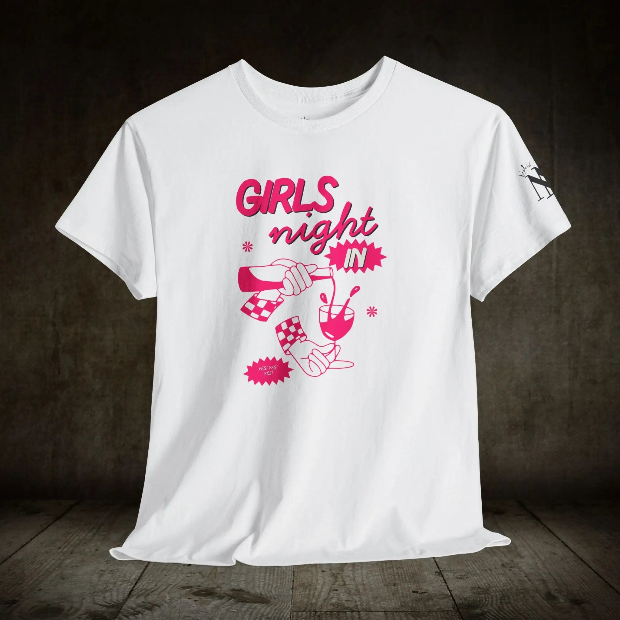 Girls Night In | Mix & Match Cotton Unisex Fun-Flirty Loversโ T-Shirts