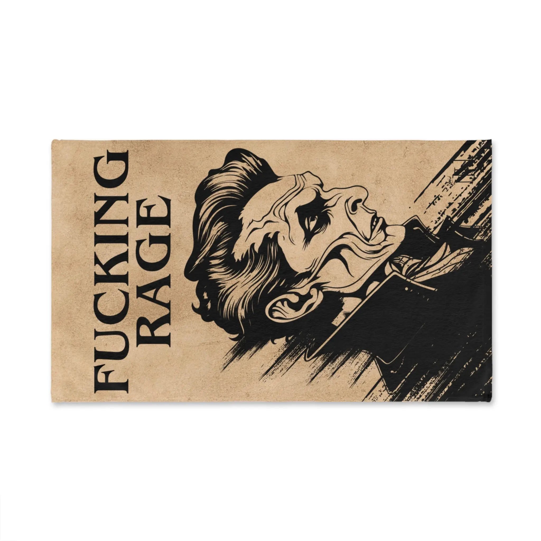 Fucking Rage Vintage Creepy Cum Towel