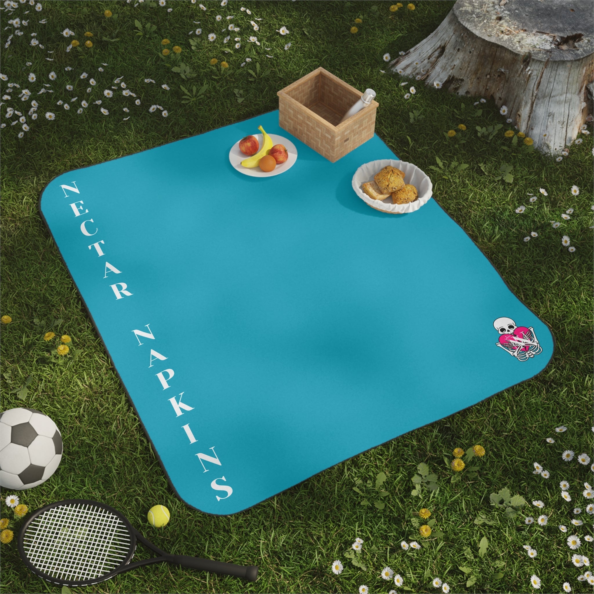 Nectar Napkins Brand Teal Water-Resistant Sex Blanket