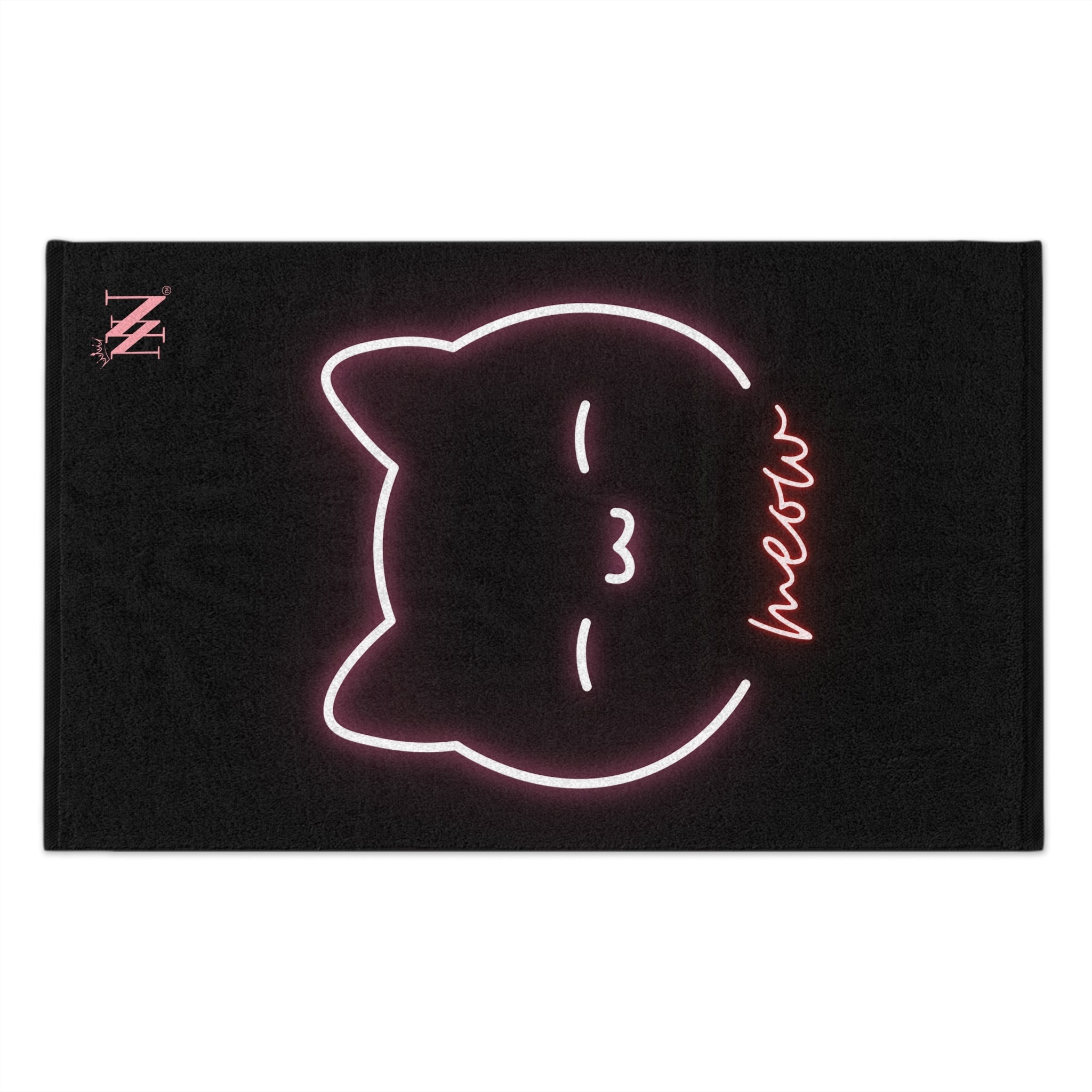 Meow Kitty Neon | Mix & Match Soft Fun-Flirty Lovers’ Towels