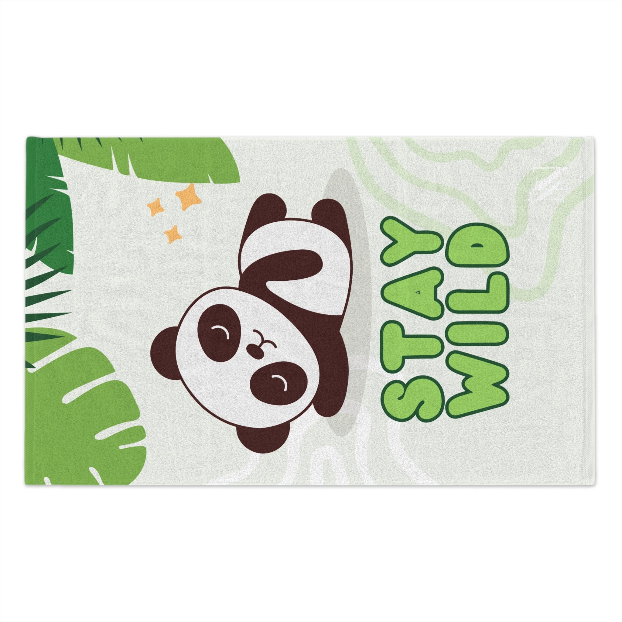 Stay Wild Cute Panda | Mix & Match Soft Fun-Flirty Lovers’ Towels
