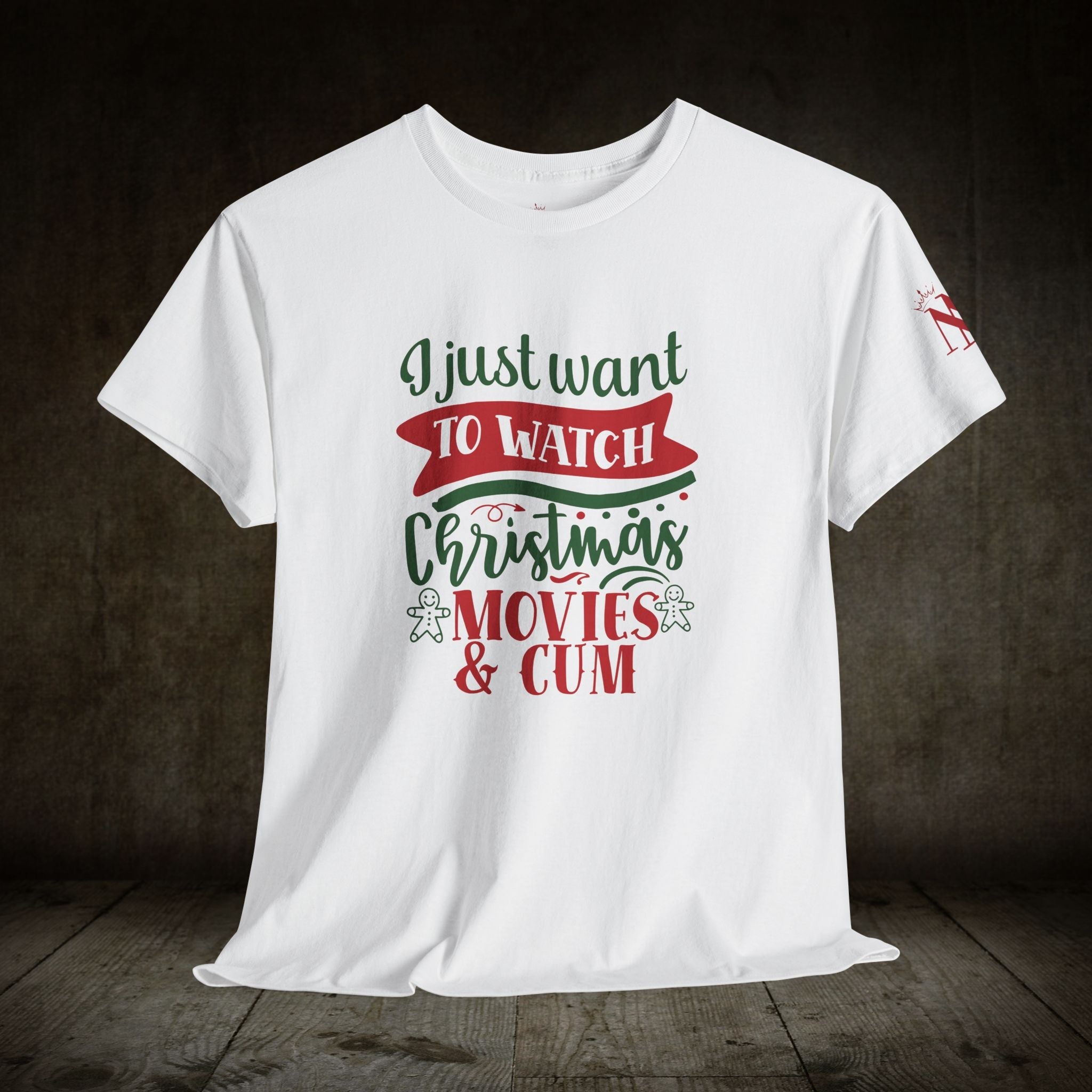Christmas Movies & Cum | Mix & Match 100% Cotton Unisex Fun-Flirty Lovers’ Tees