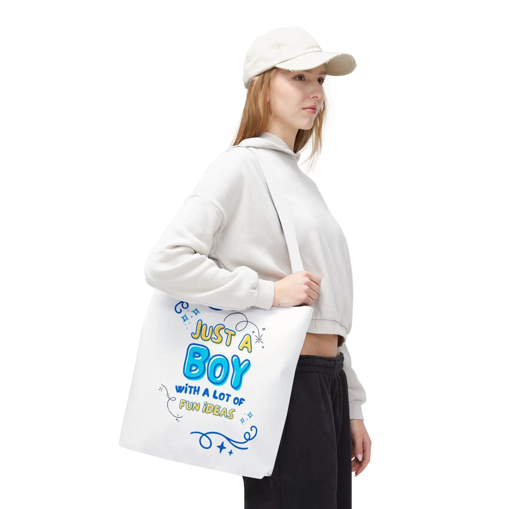 Just a Boy Fun Ideas Tote Bag