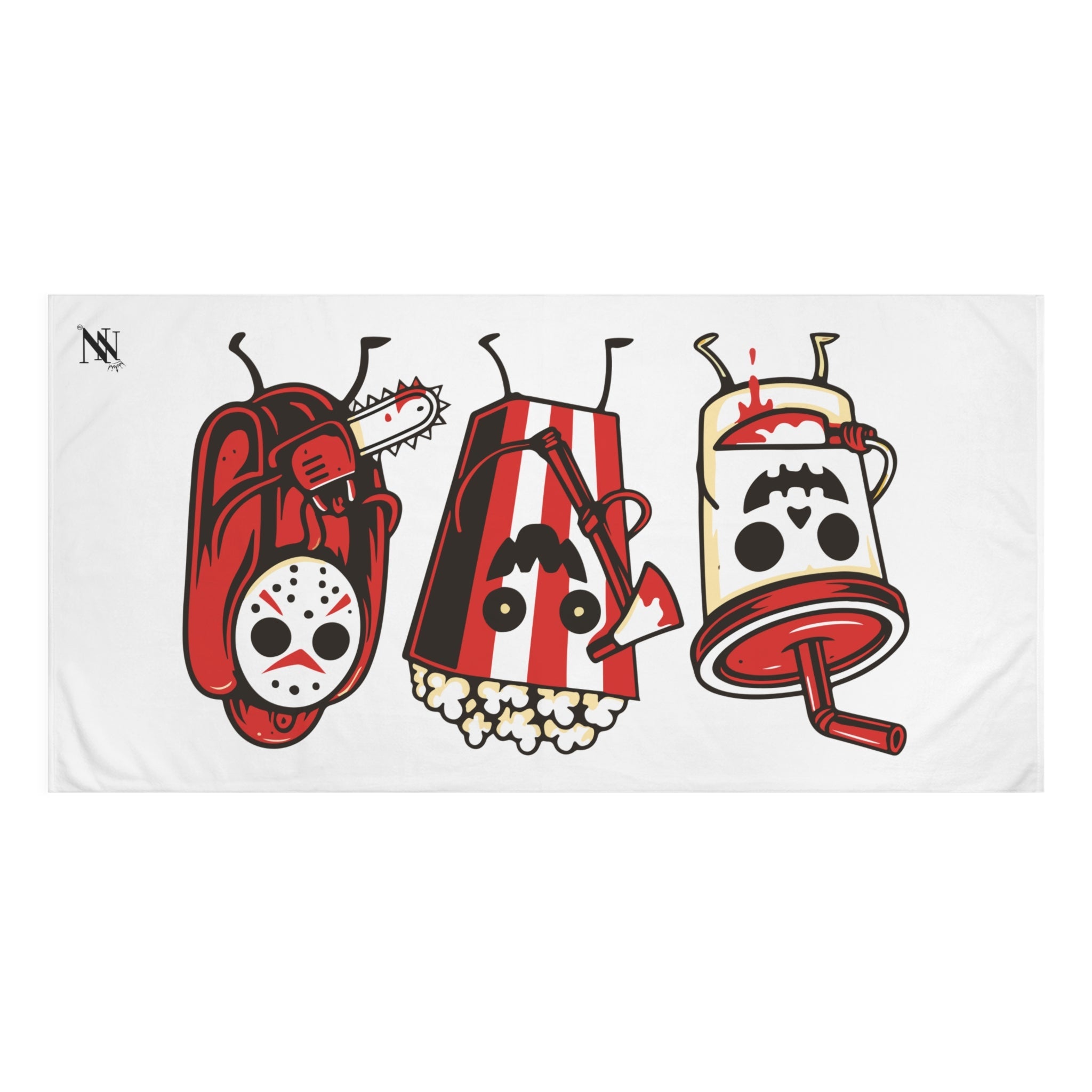 Scary Movie Night Junk Food | Mix & Match XL Fun-Flirty Lovers’ Towels