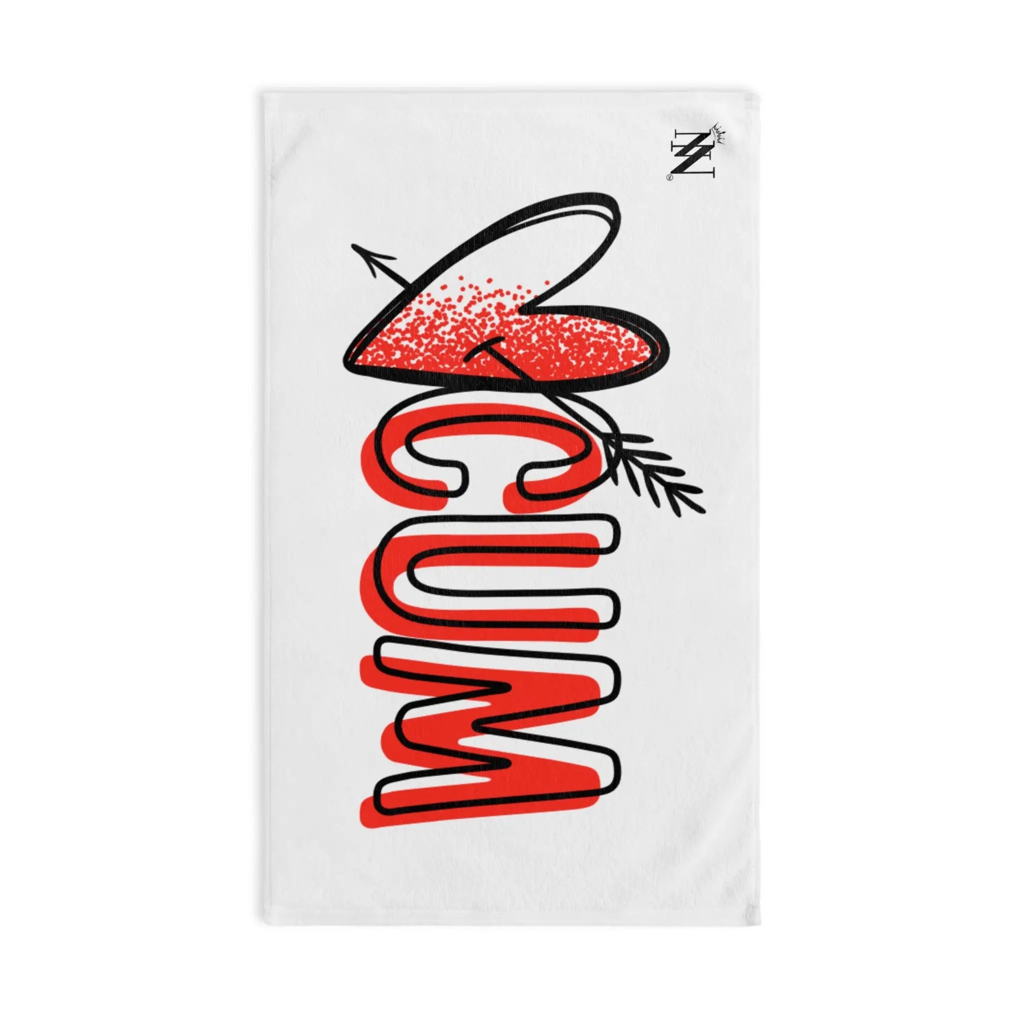 Heart Arrow Cum Towel