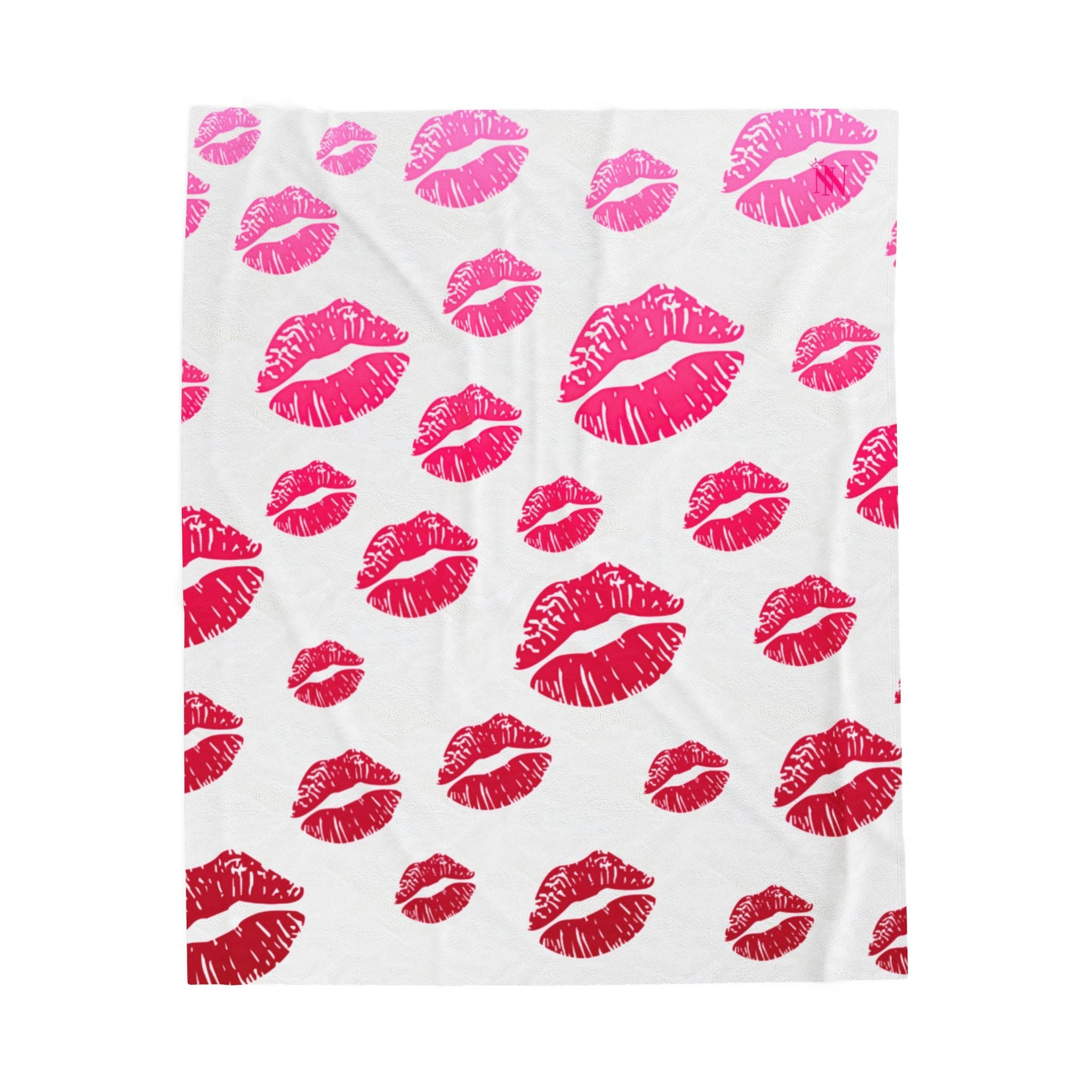 Ombre Kiss Pattern | Mix & Match Soft Fun-Flirty Lovers’ Blankets